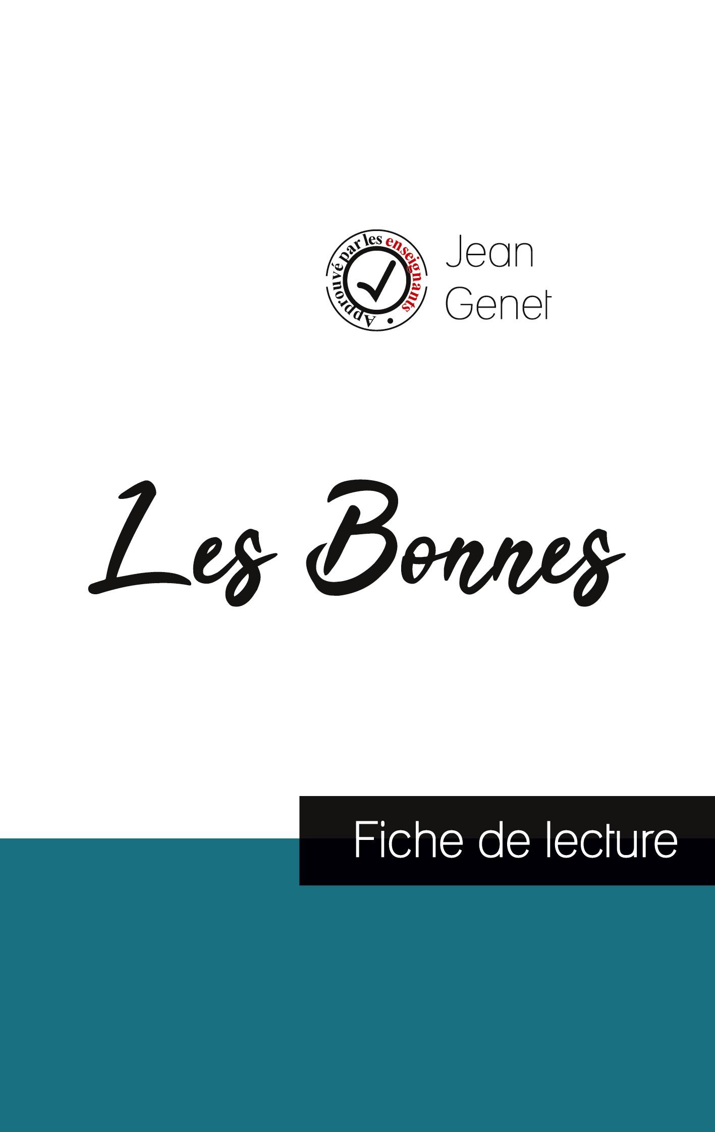 Vorderes Coverbild Les Bonnes de Jean Genet (fiche de lecture et analyse complète de l'oeuvre)