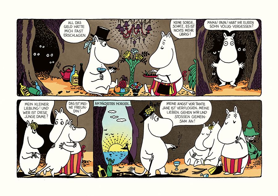 Beispielinhalt (Bild) Mumins Familienleben