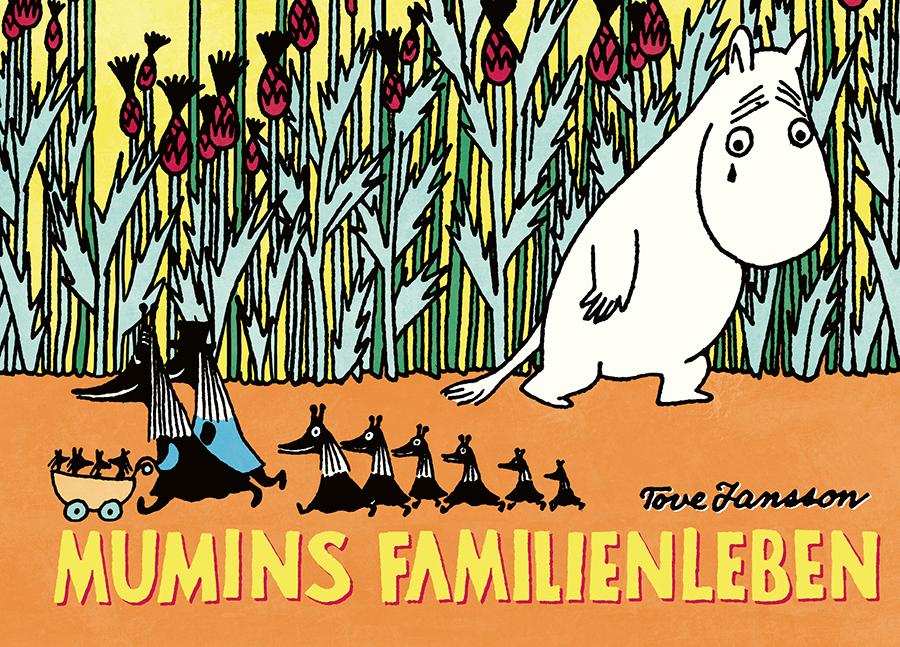 Vorderes Coverbild Mumins Familienleben
