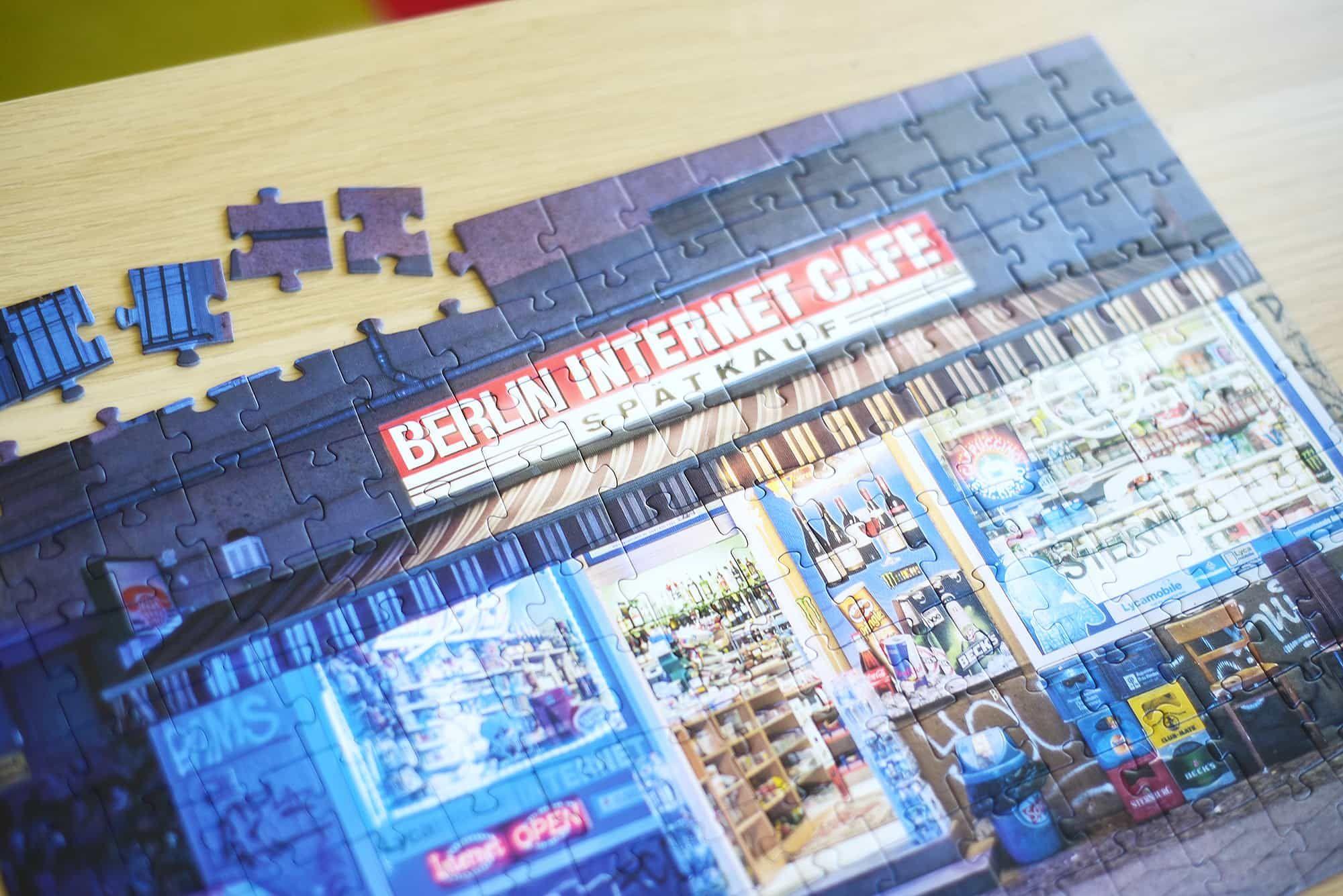 Beispielinhalt (Bild) Puzzle Berliner Spätis. 160 Teile