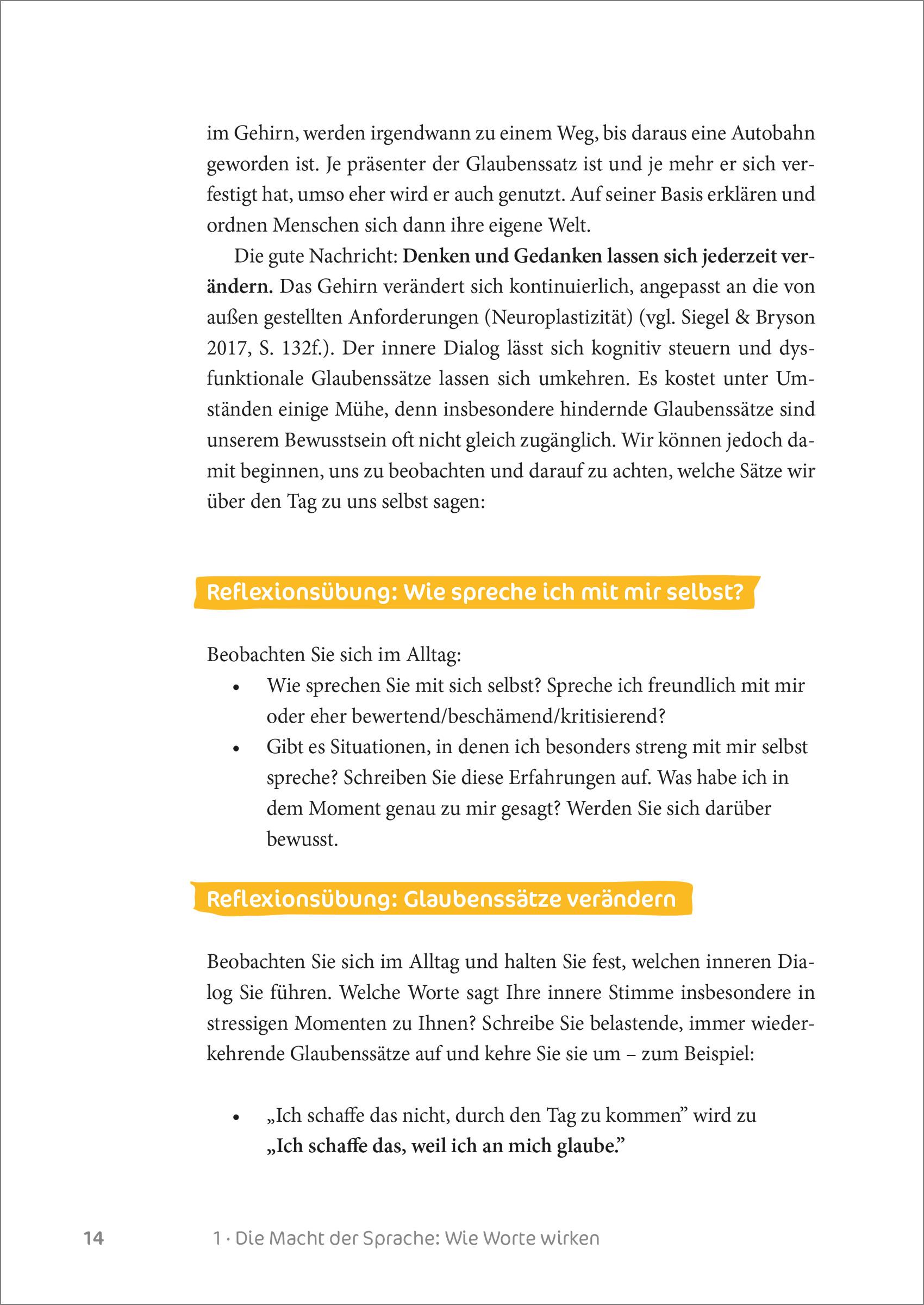 Beispielinhalt (Bild) Wörterzauber statt Sprachgewalt