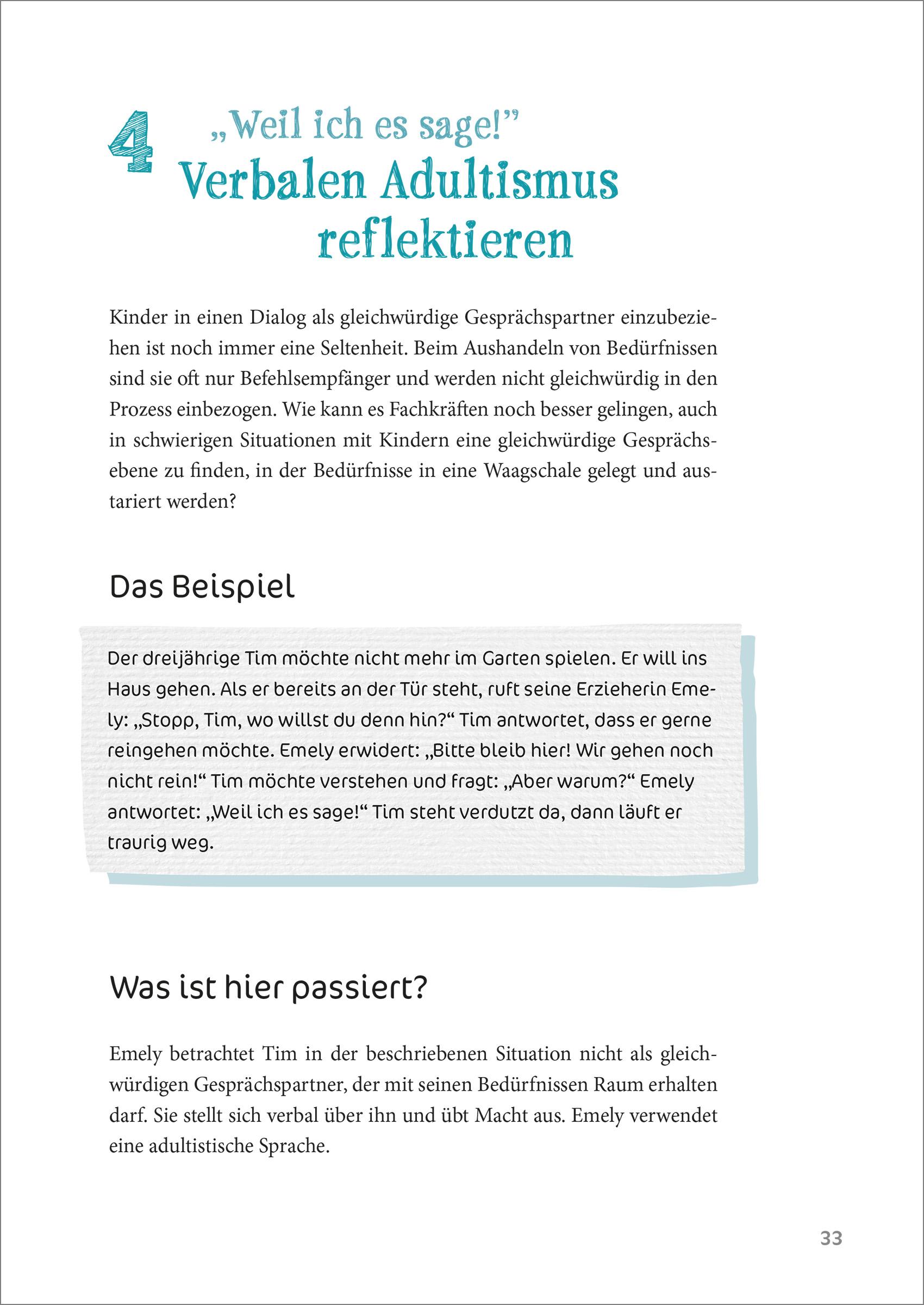 Beispielinhalt (Bild) Wörterzauber statt Sprachgewalt