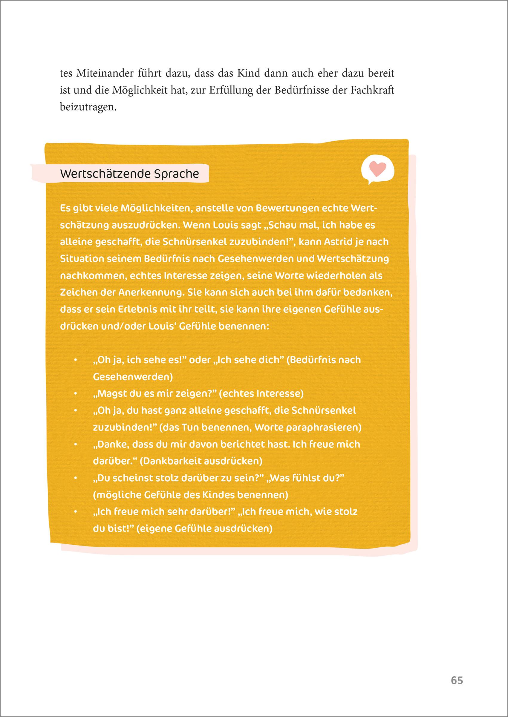 Beispielinhalt (Bild) Wörterzauber statt Sprachgewalt