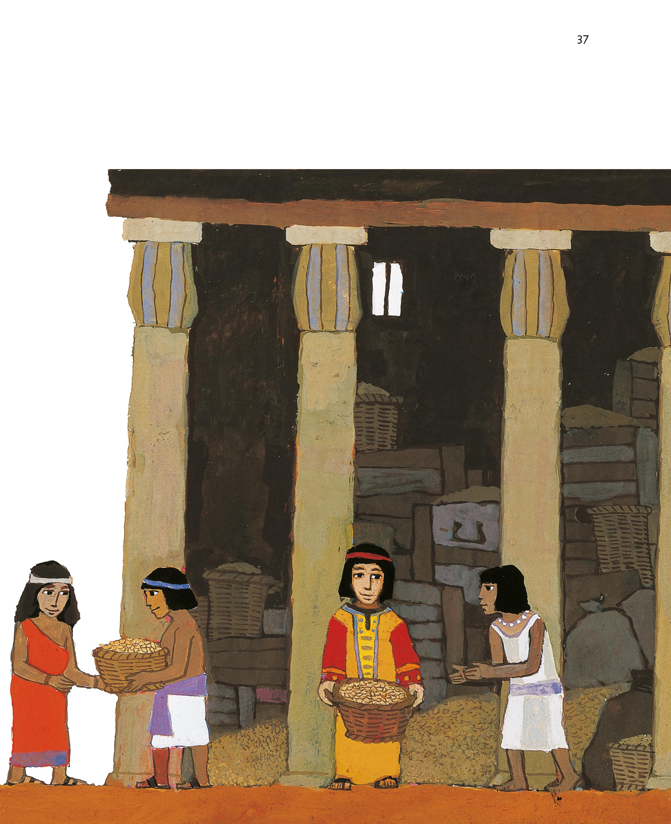 Beispielinhalt (Bild) Meine schönsten Bibelgeschichten. Der Kinderbuch-Klassiker mit Illustrationen von Kees de Kort. 24 kurze Erzählungen aus der Bibel. Für Kinder ab 2 Jahren & für Krippe, Kita und Gemeinde.