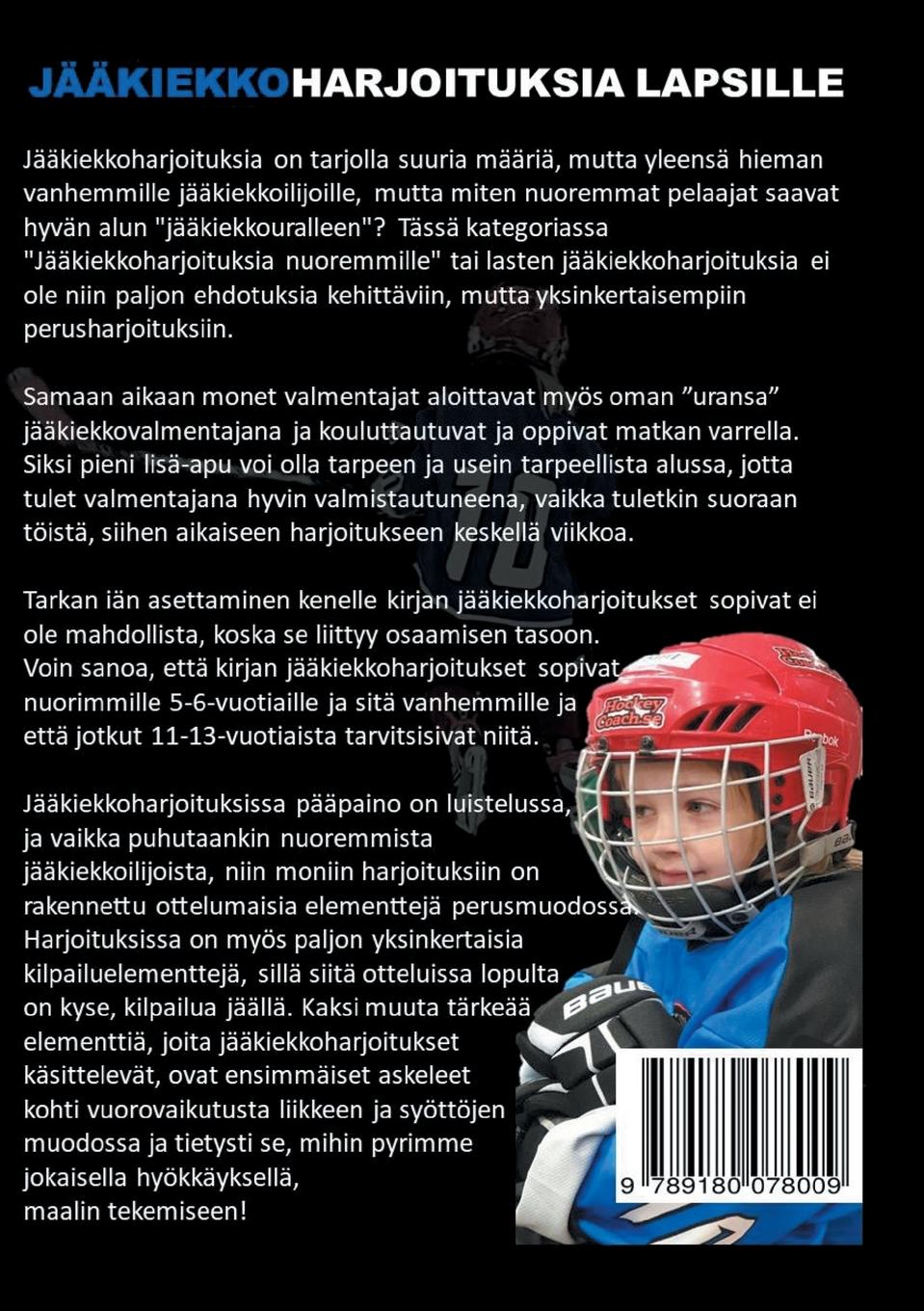 Rückseitencover Jääkiekkoharjoituksia Lapsille
