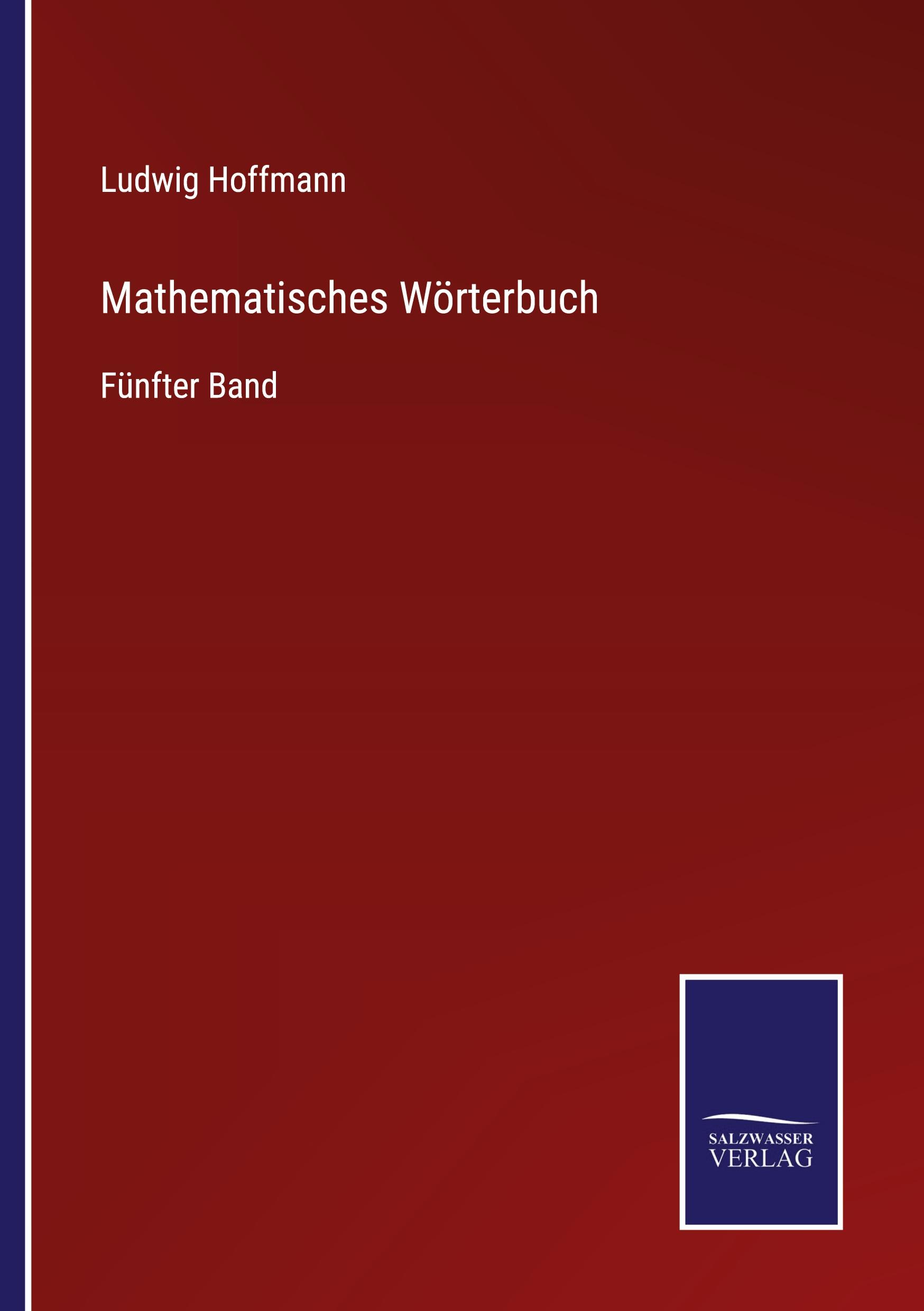 Vorderes Coverbild Mathematisches Wörterbuch