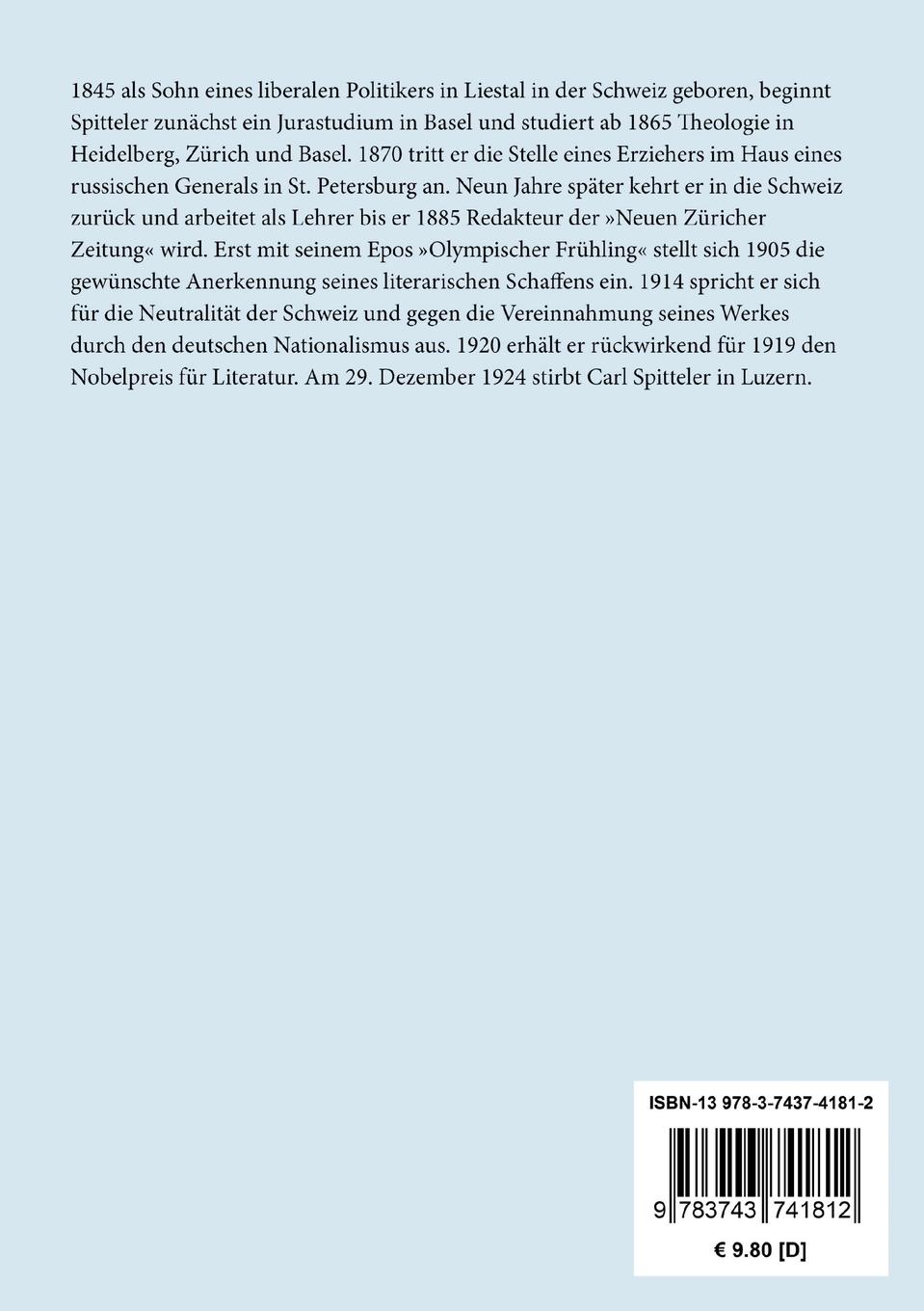 Rückseitencover Prometheus und Epimetheus