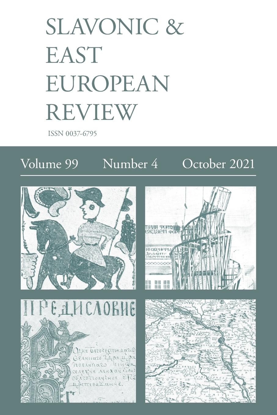 Vorderes Coverbild Slavonic & East European Review (99
