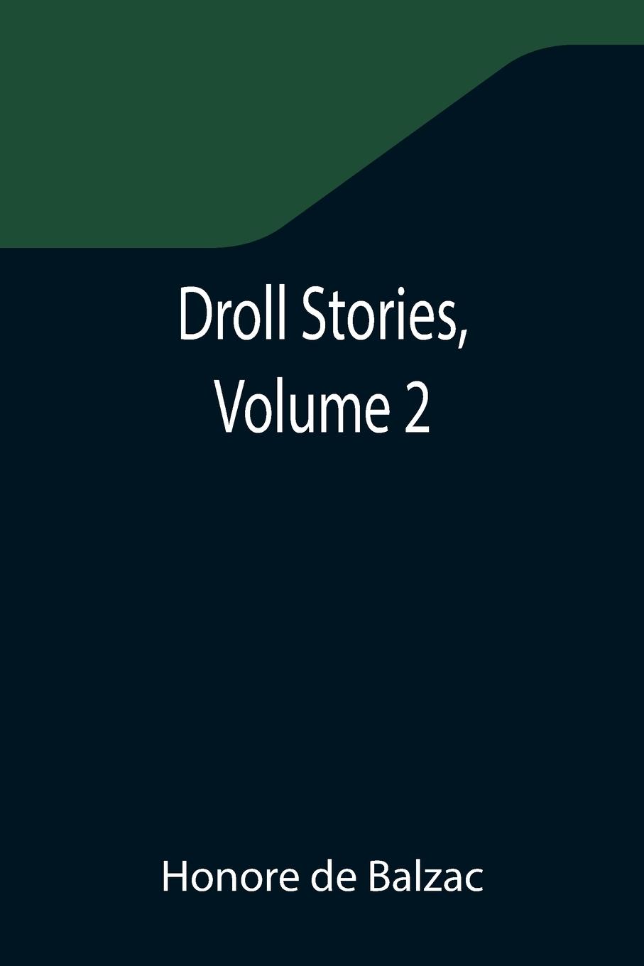 Vorderes Coverbild Droll Stories, Volume 2
