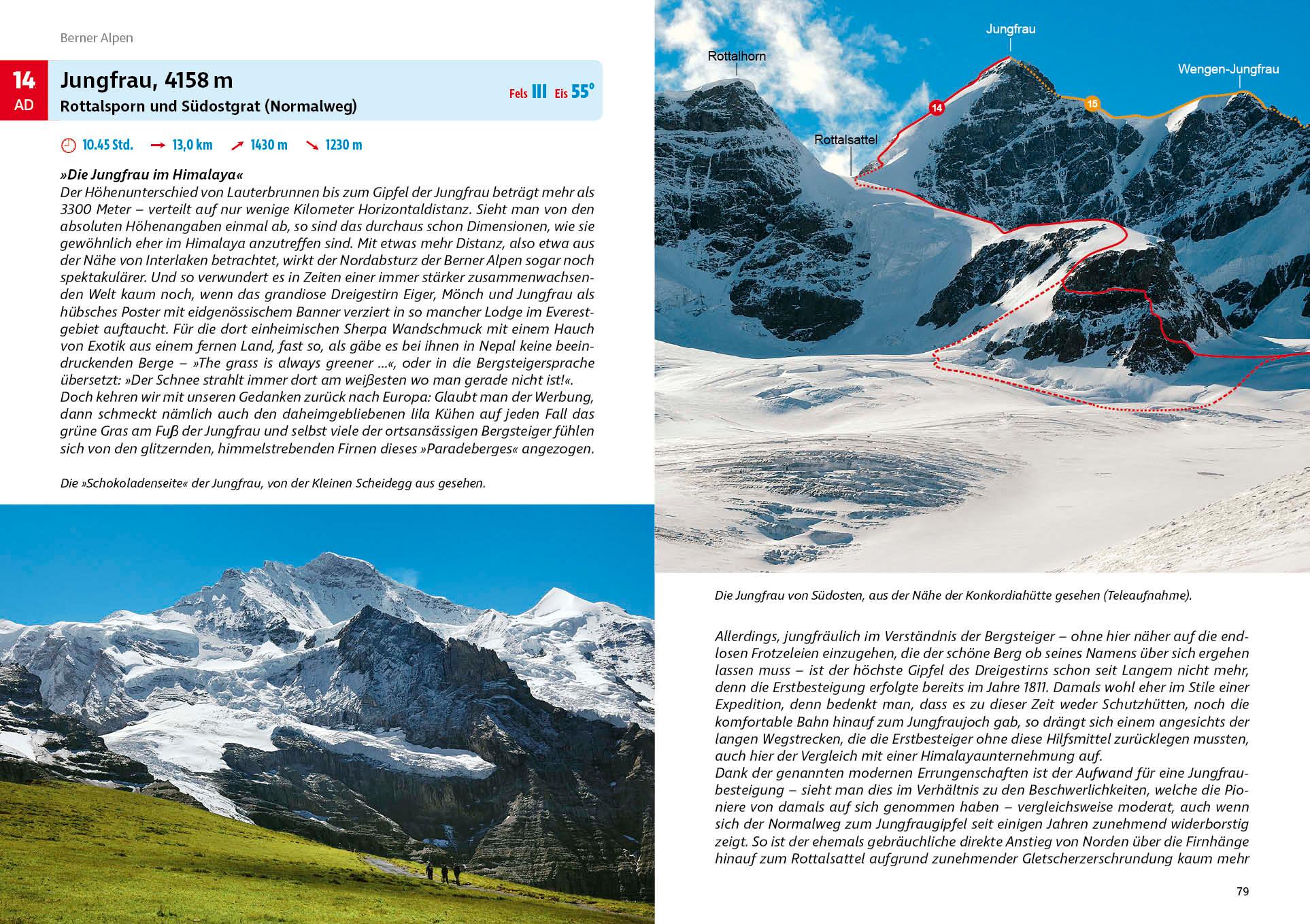 Beispielinhalt (Bild) Hochtouren Westalpen Band 1