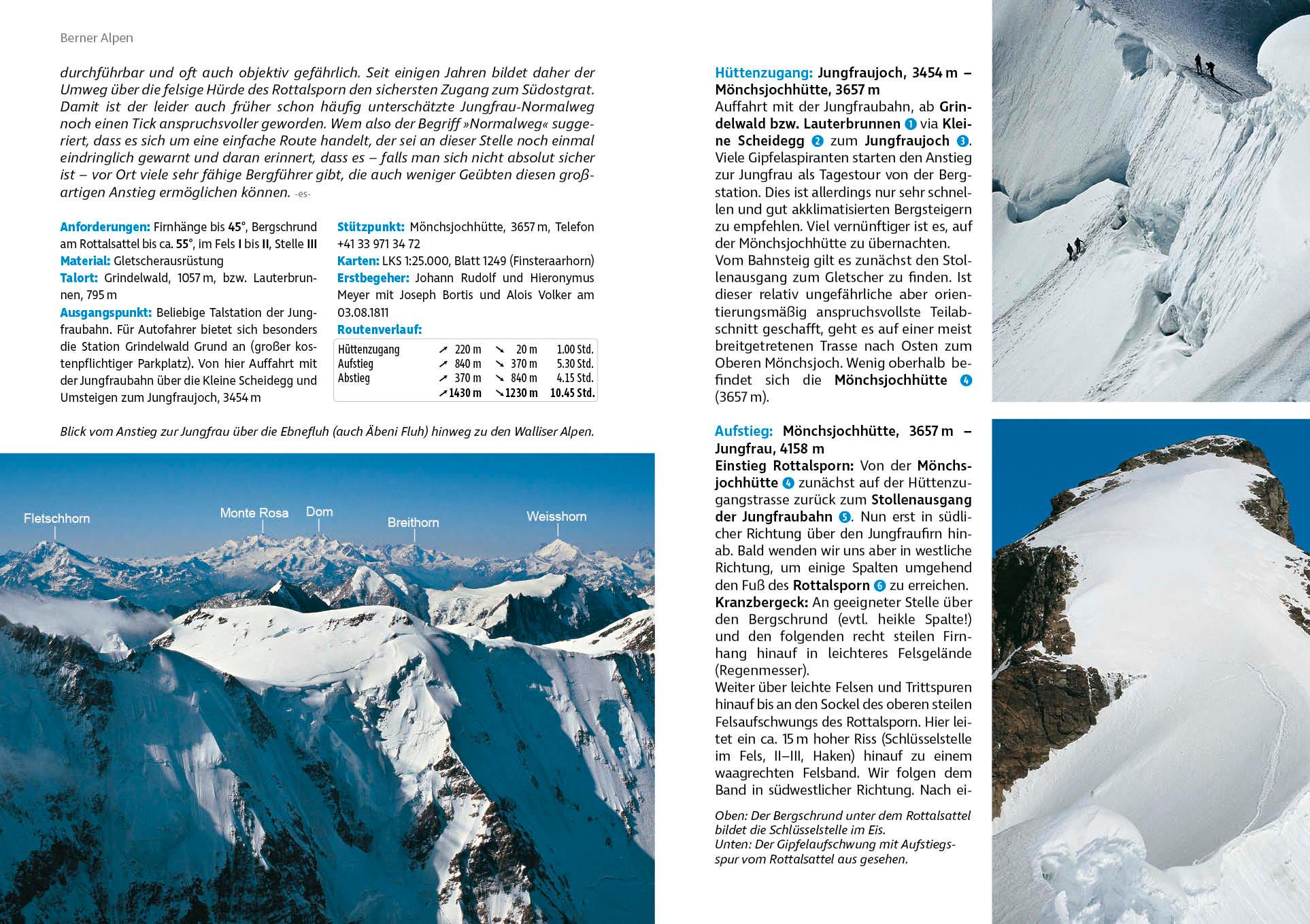 Beispielinhalt (Bild) Hochtouren Westalpen Band 1