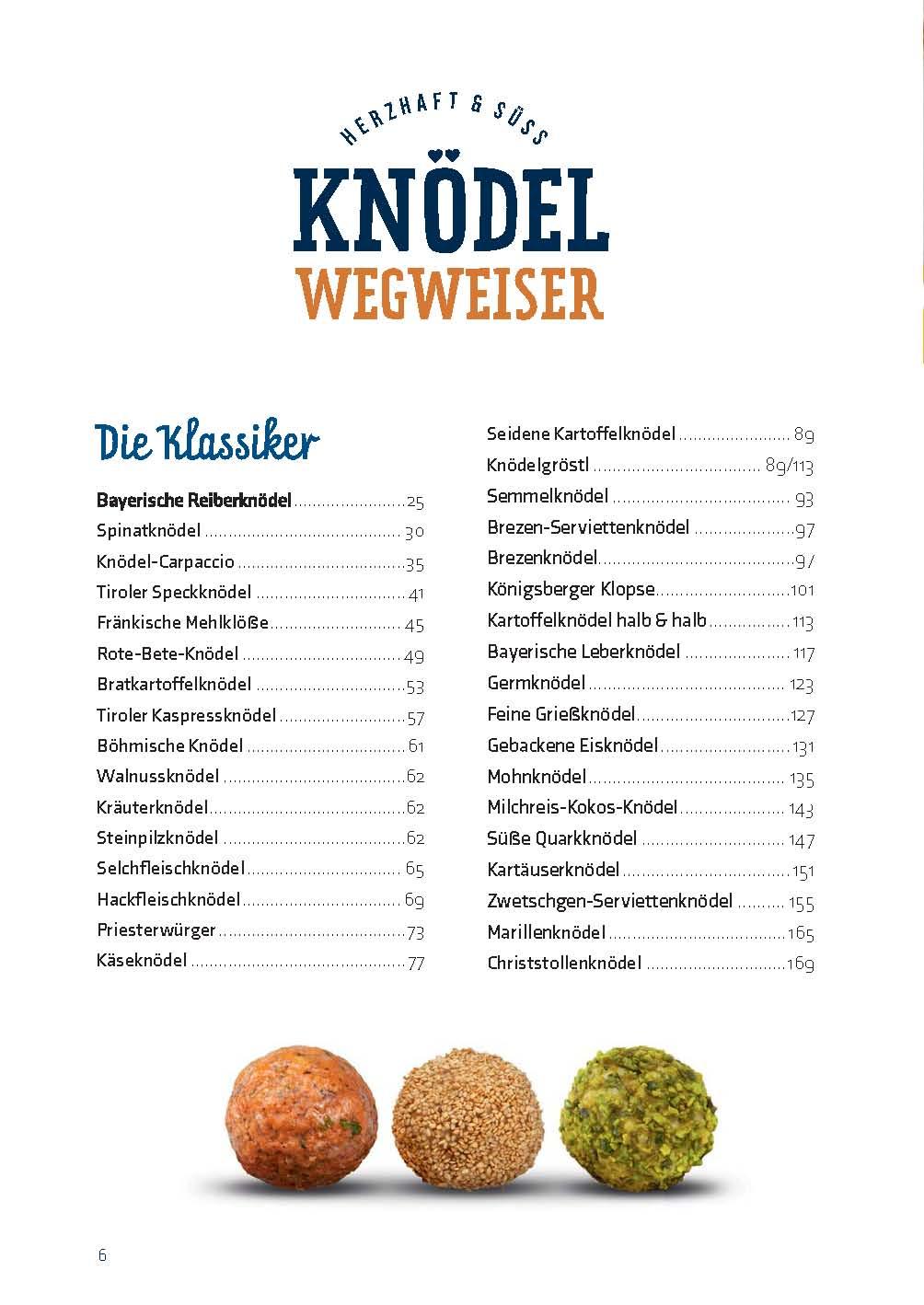 Beispielinhalt (Bild) Knödellust herzhaft & süß