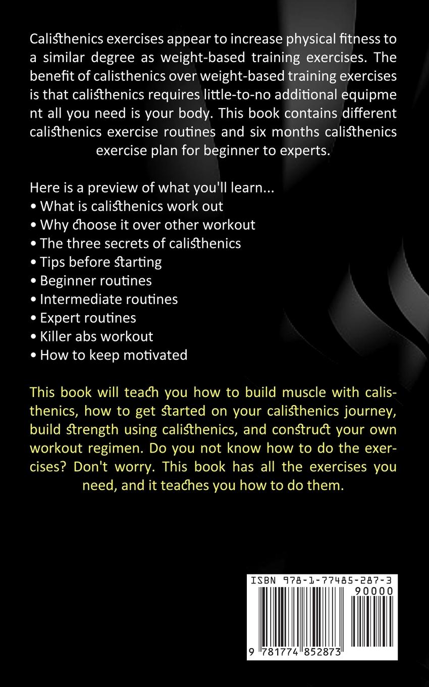 Rückseitencover Calisthenics