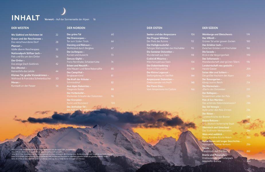 Beispielinhalt (Bild) Reise-Bildband - Südtirol