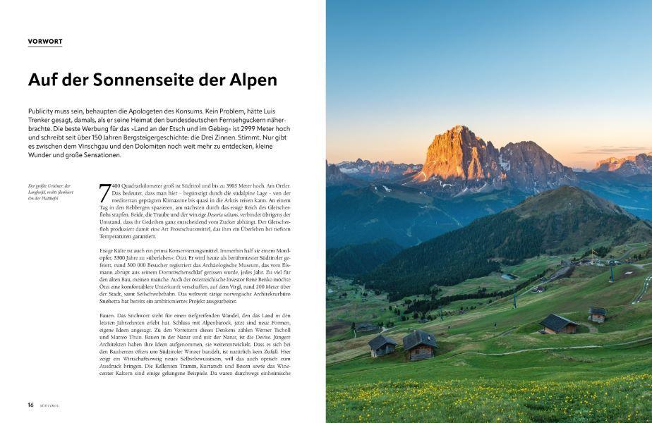 Beispielinhalt (Bild) Reise-Bildband - Südtirol