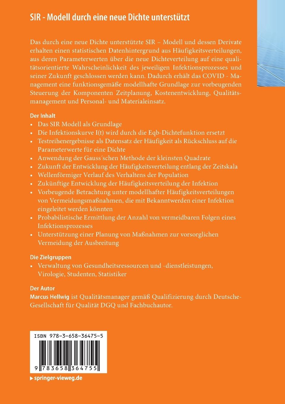 Rückseitencover SIR - Modell durch eine neue Dichte unterstützt