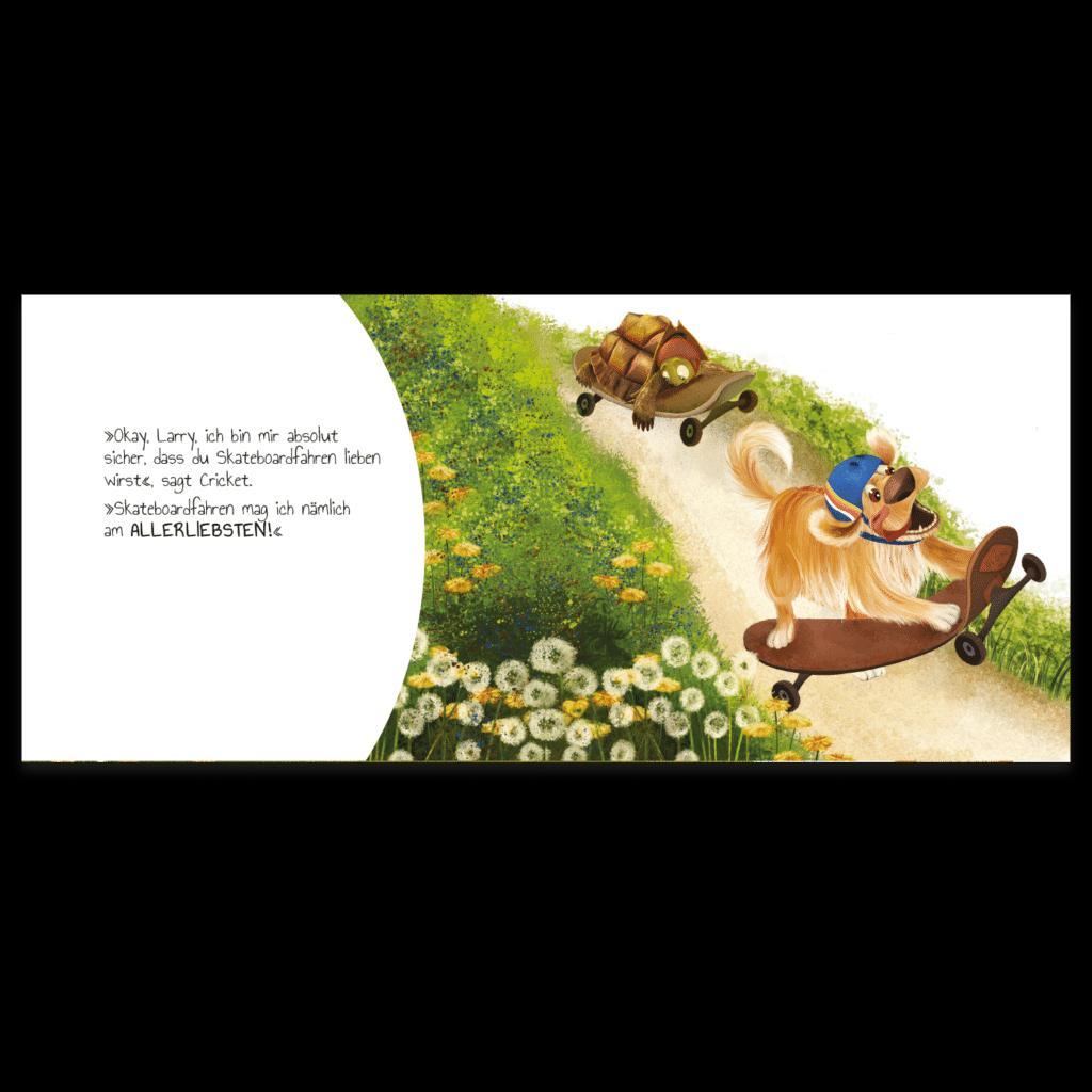 Beispielinhalt (Bild) Larry und Cricket