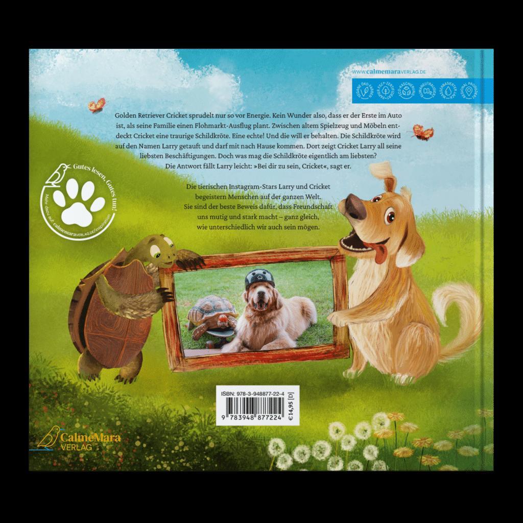 Rückseitencover Larry und Cricket