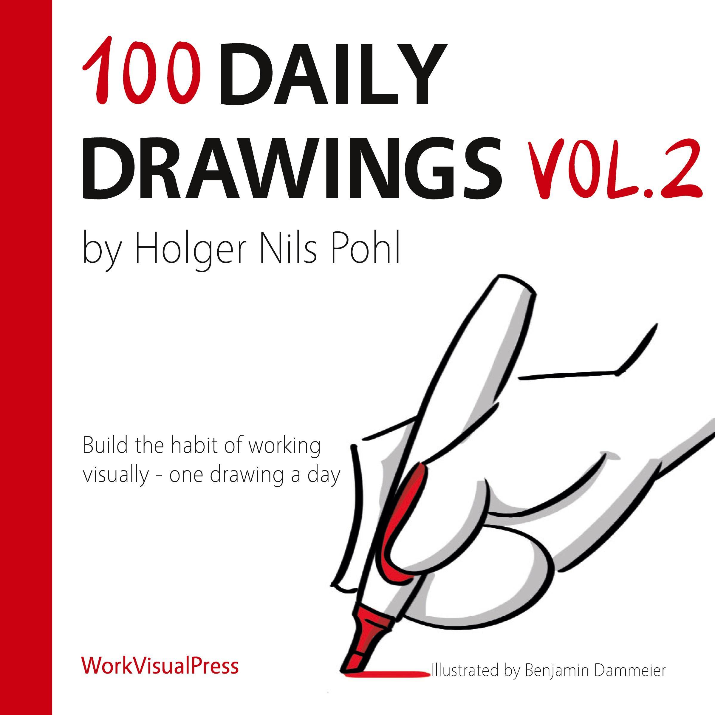 Vorderes Coverbild 100 Daily Drawings Vol.2