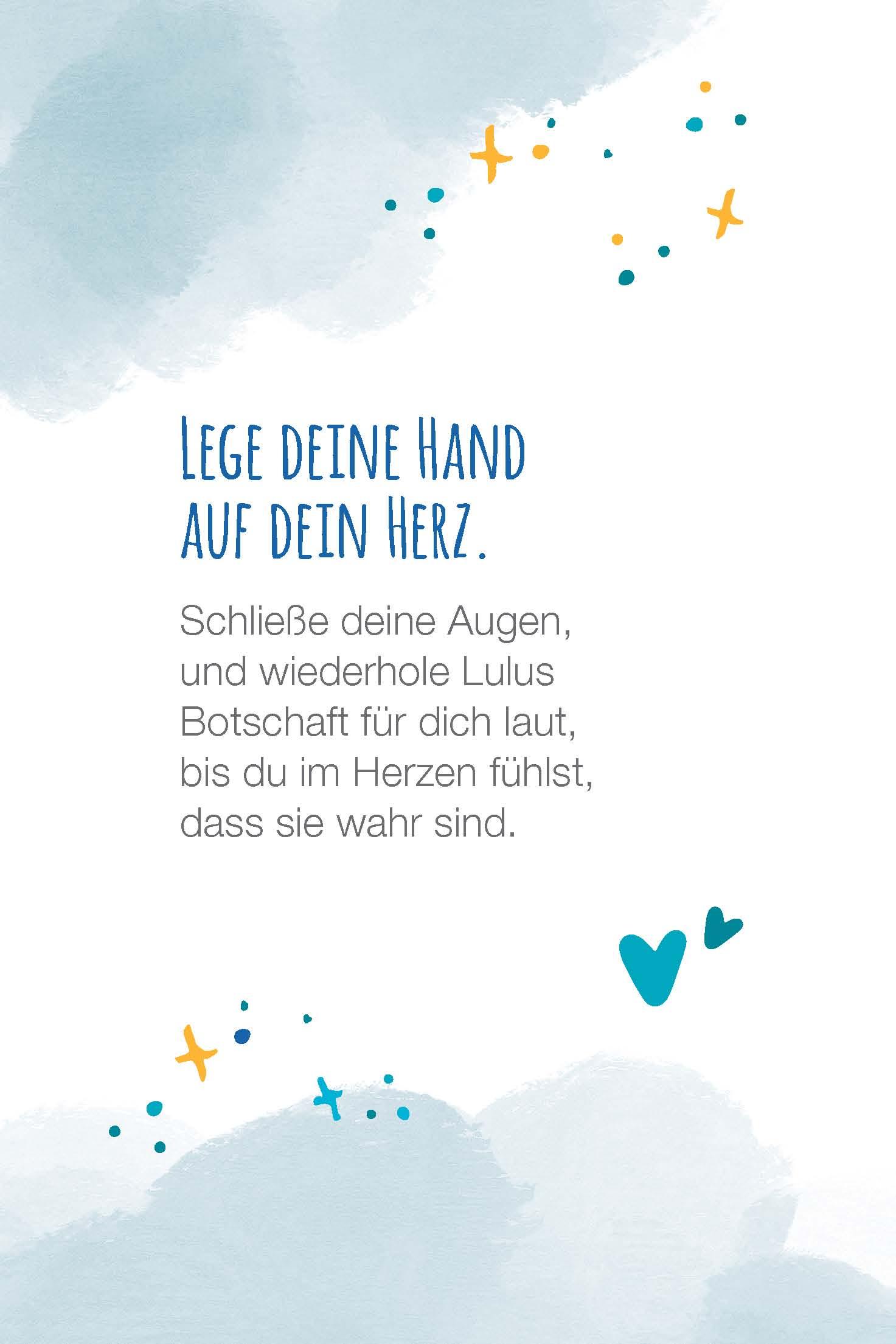 Beispielinhalt (Bild) Ich bin ich! - 40 Affirmationen und Rituale, die Kinder stark machen