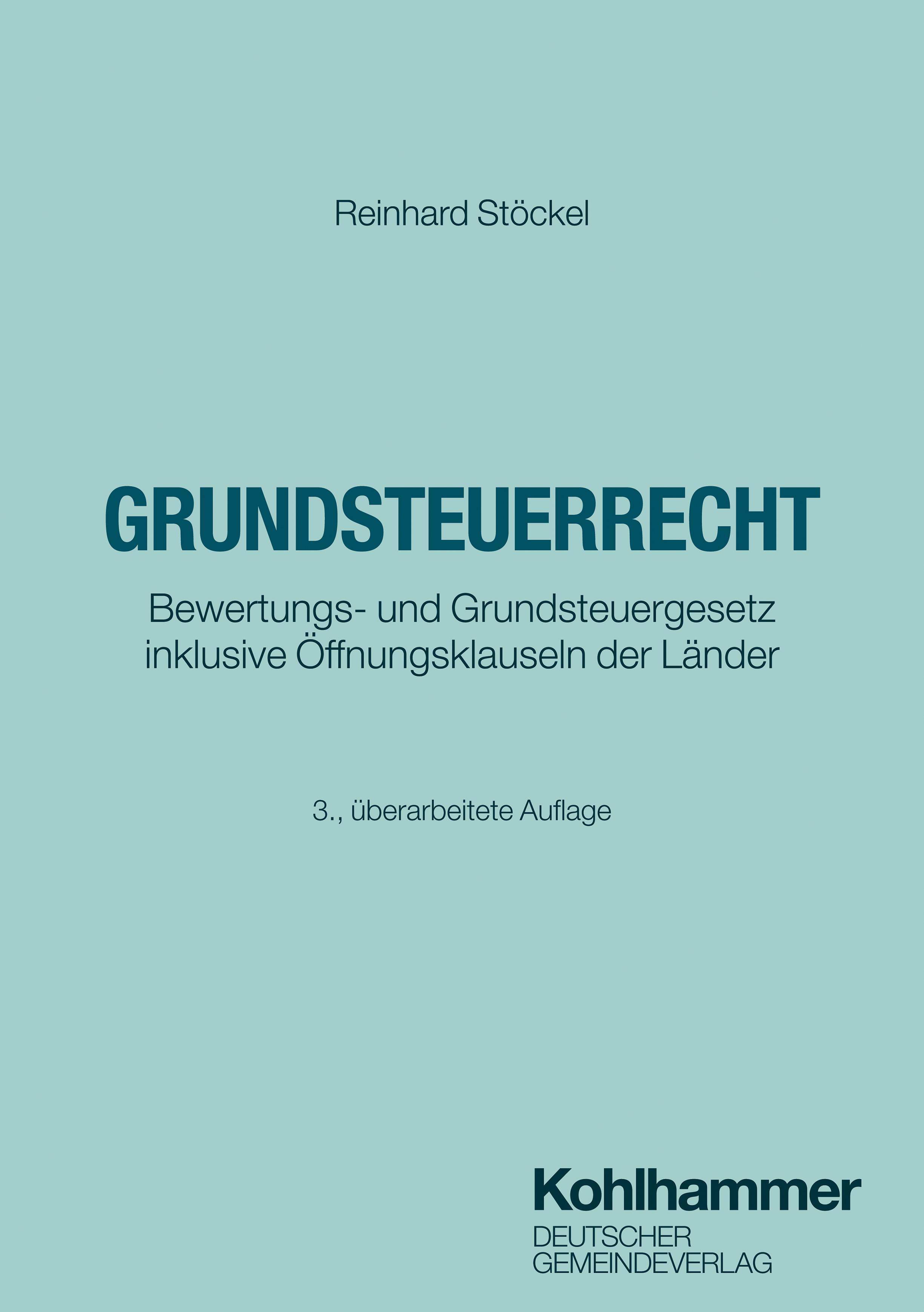 Vorderes Coverbild Grundsteuerrecht