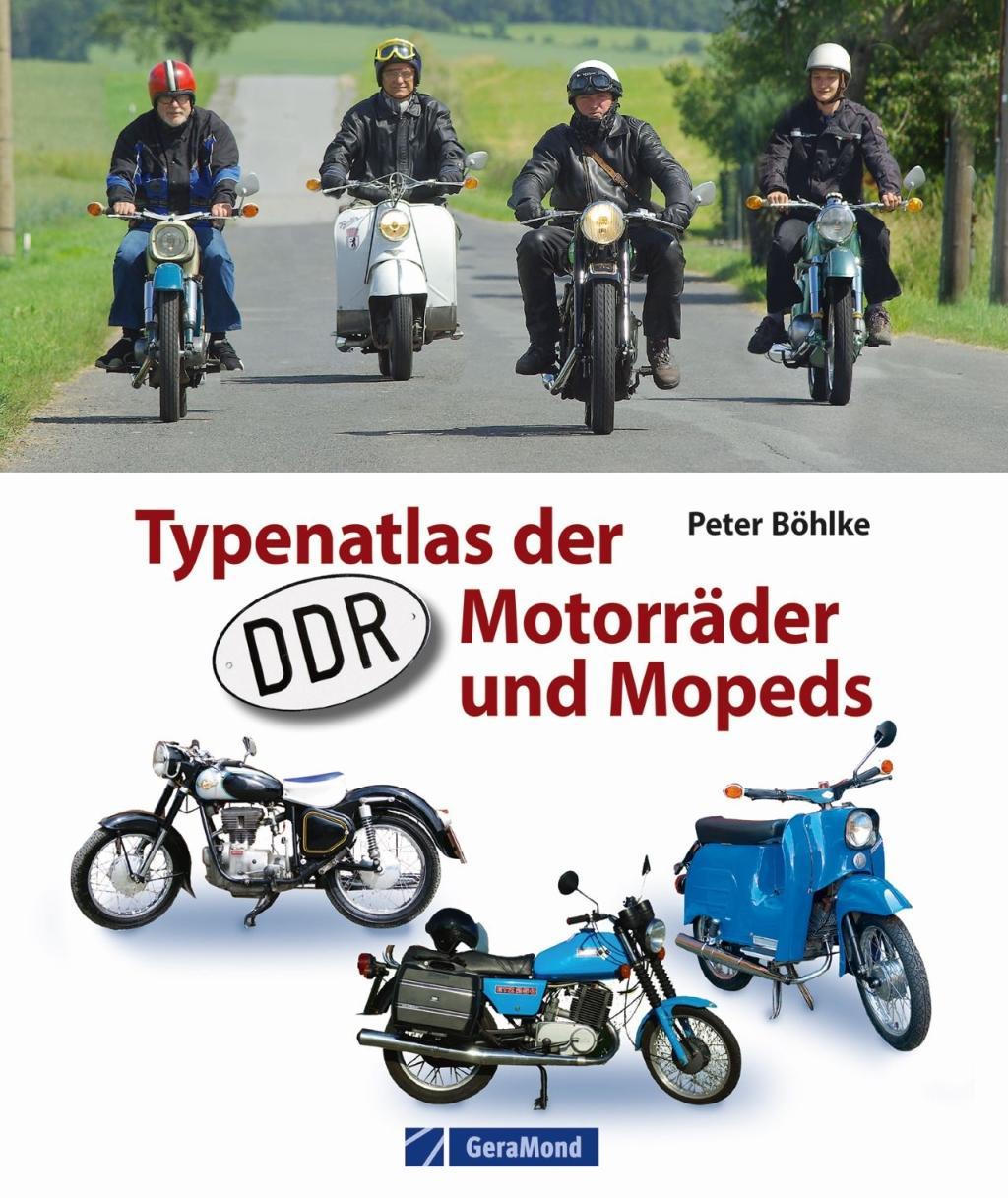 Vorderes Coverbild Typenatlas der DDR-Motorräder und Mopeds