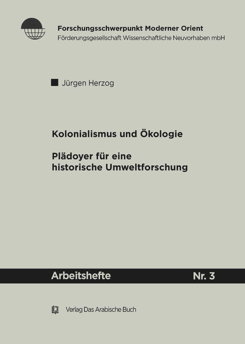 Vorderes Coverbild Kolonialismus und Ökologie