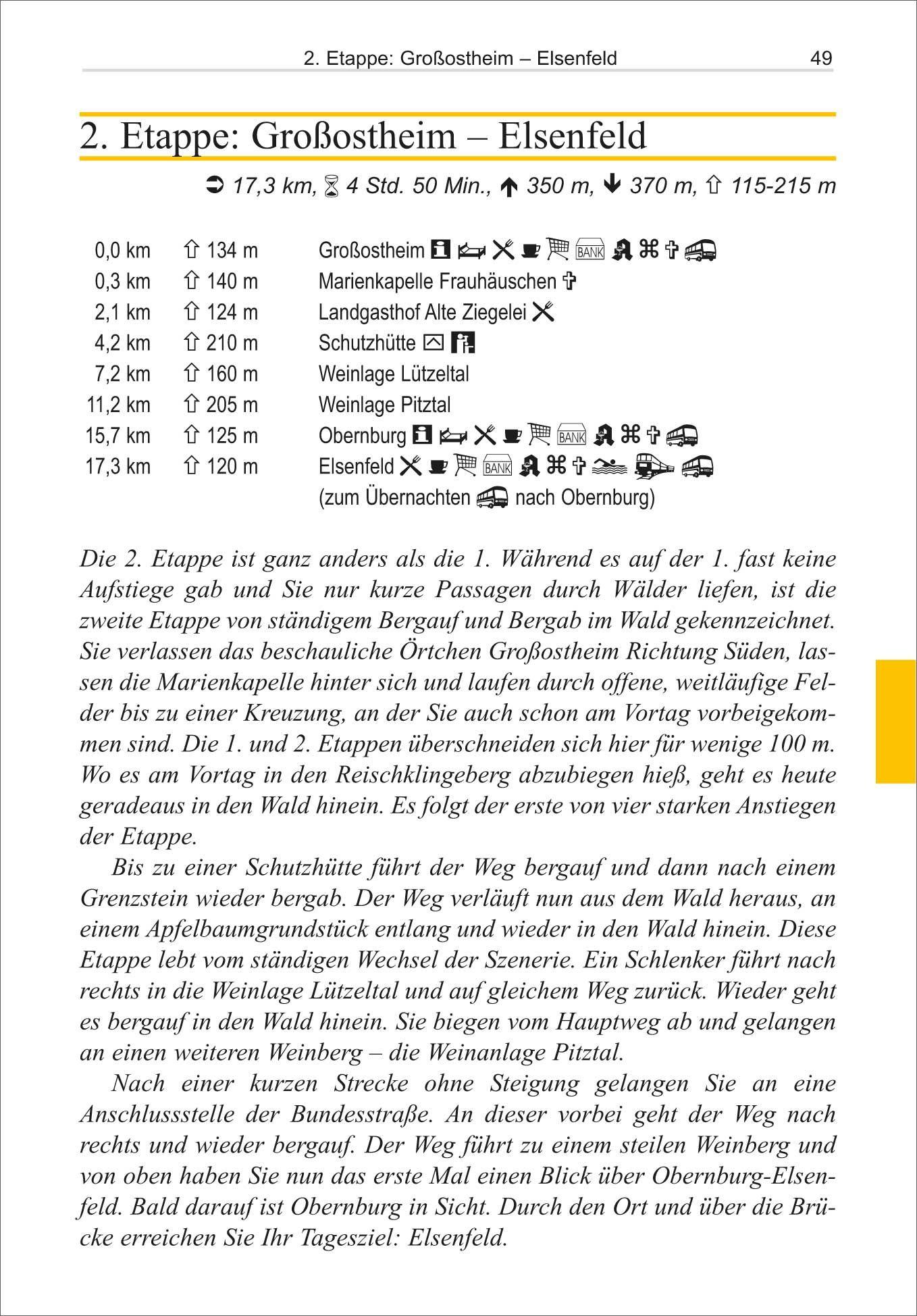 Beispielinhalt (Bild) Fränkischer Rotwein Wanderweg