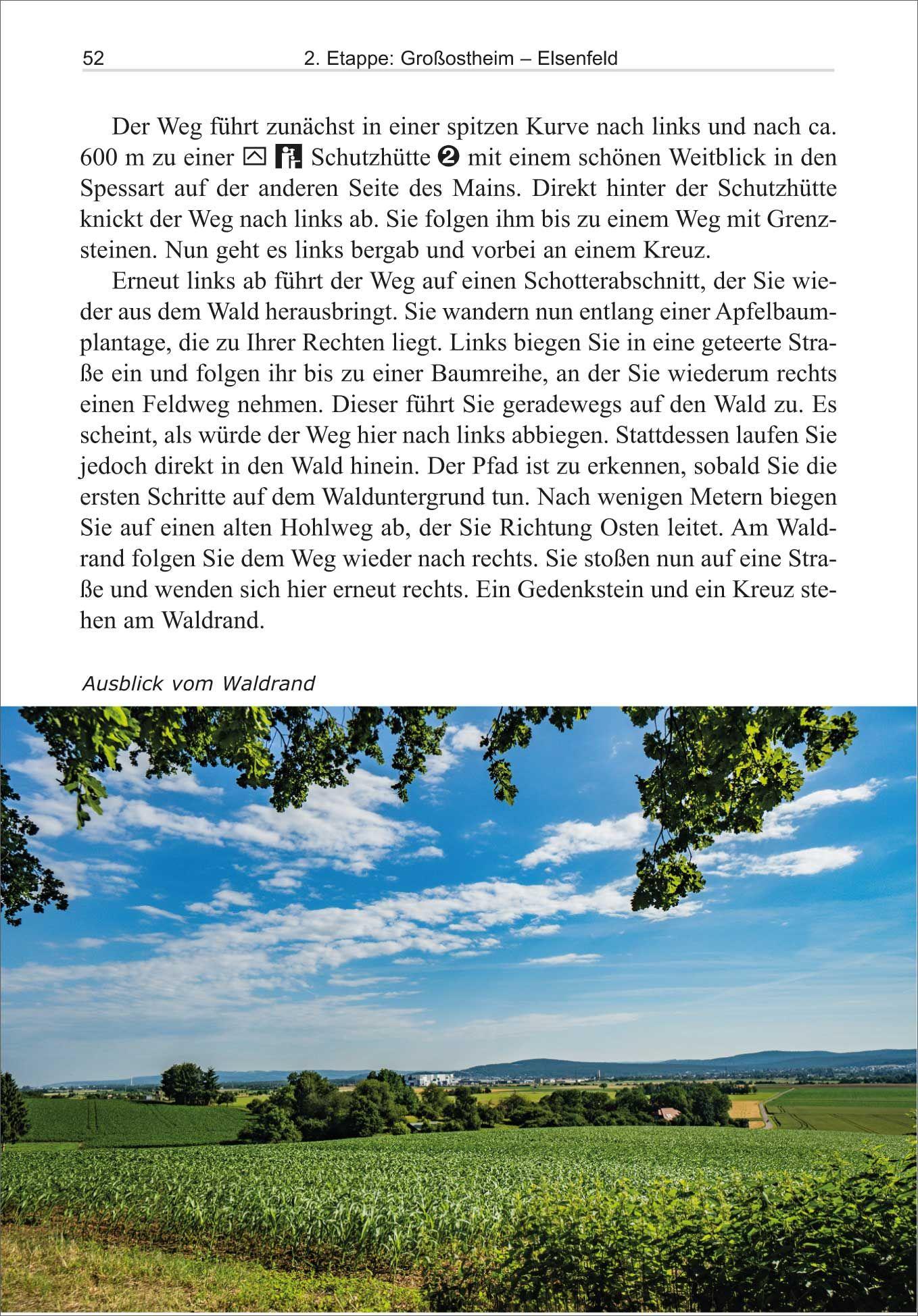 Beispielinhalt (Bild) Fränkischer Rotwein Wanderweg