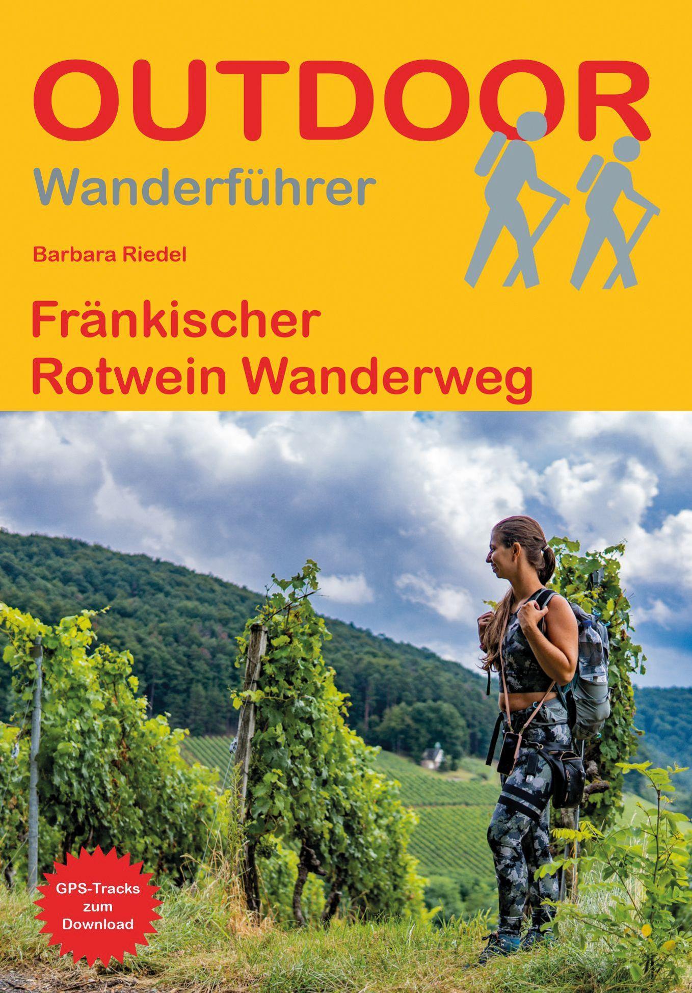 Vorderes Coverbild Fränkischer Rotwein Wanderweg