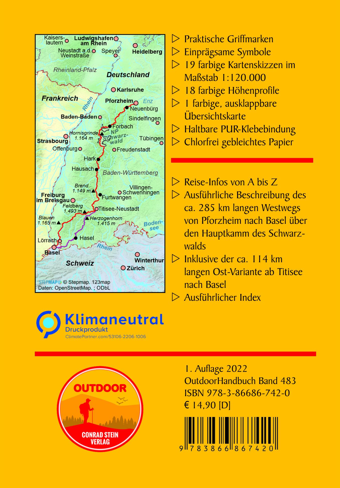 Rückseitencover Westweg