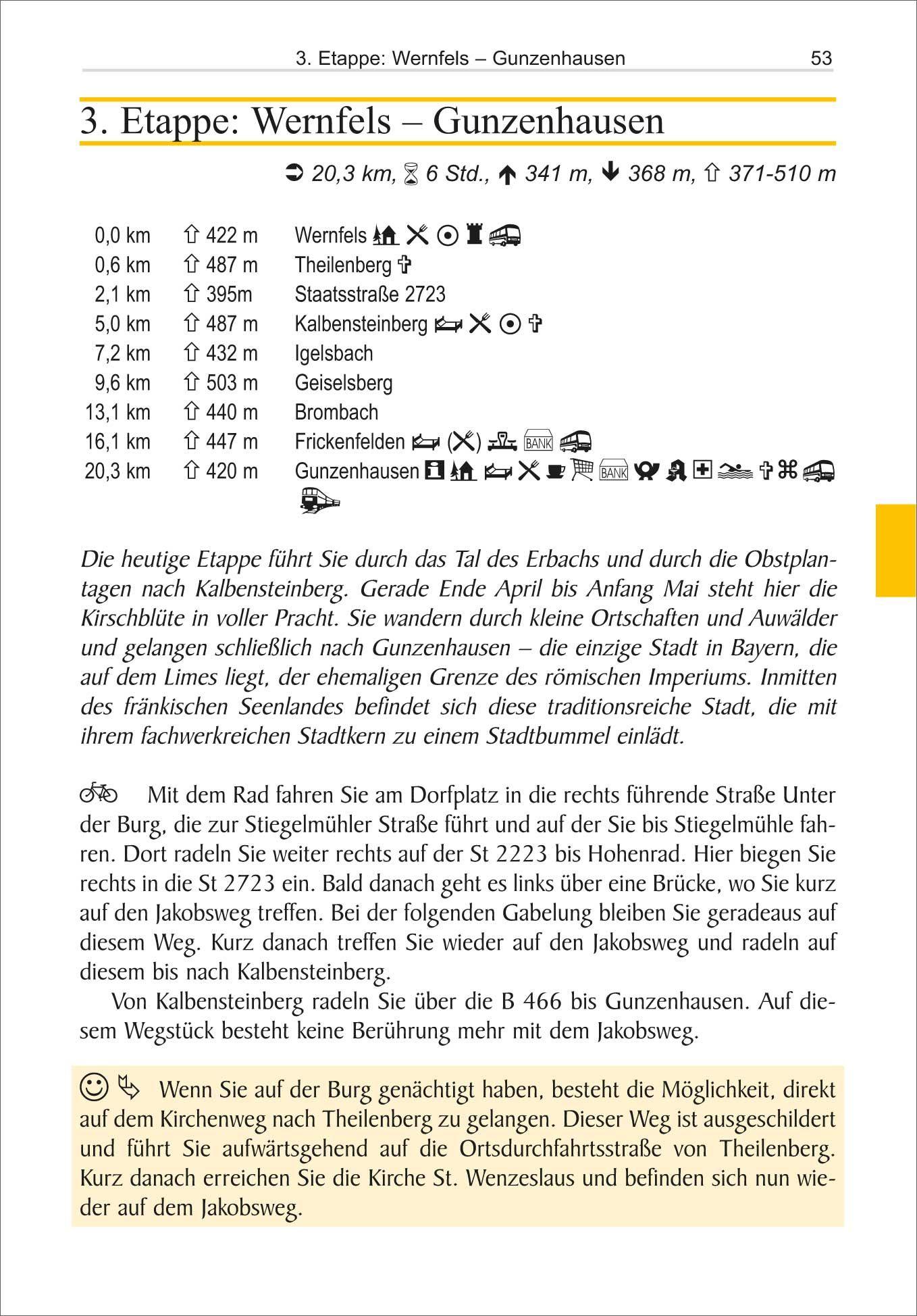 Beispielinhalt (Bild) Jakobsweg Nürnberg - Konstanz