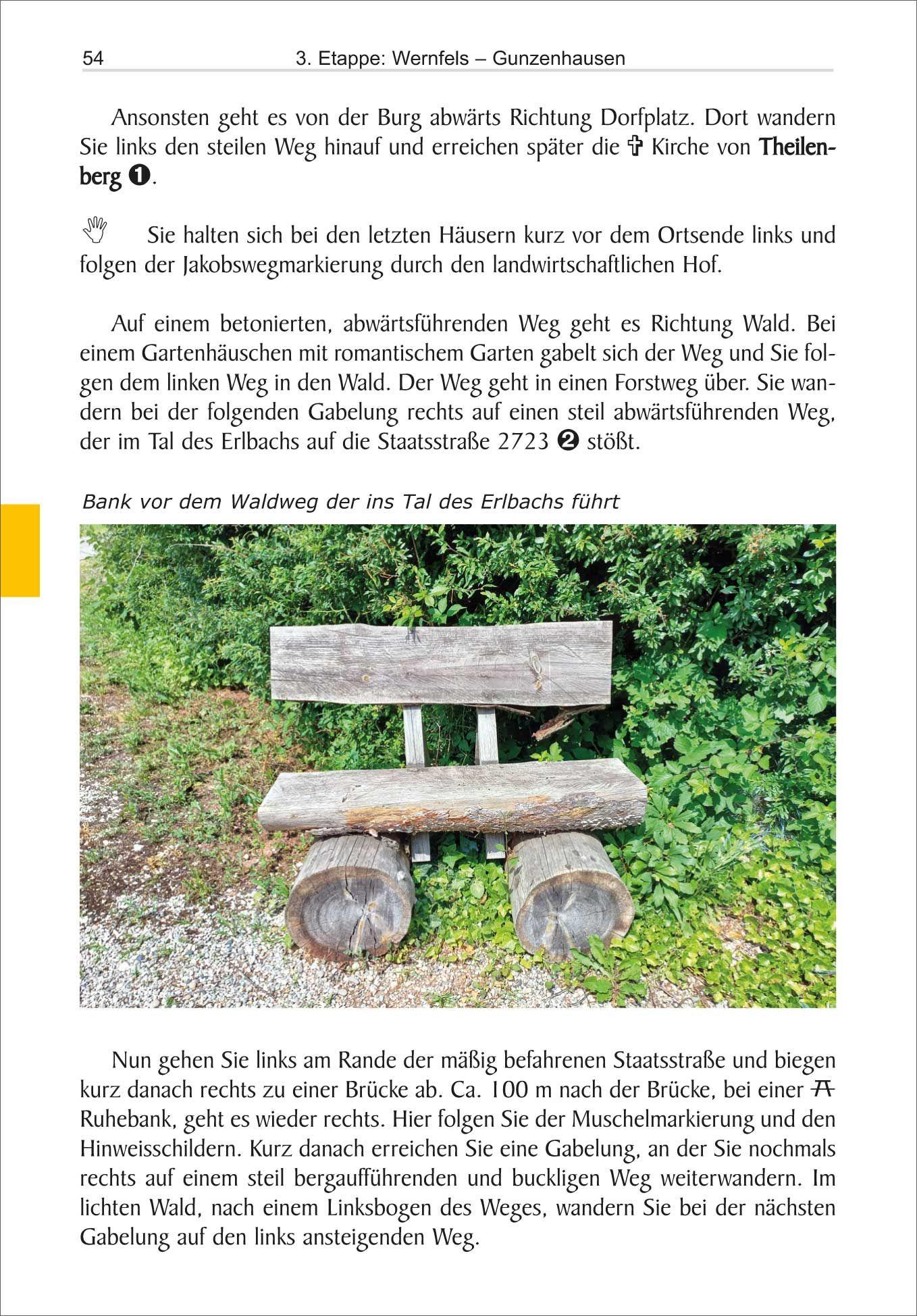 Beispielinhalt (Bild) Jakobsweg Nürnberg - Konstanz