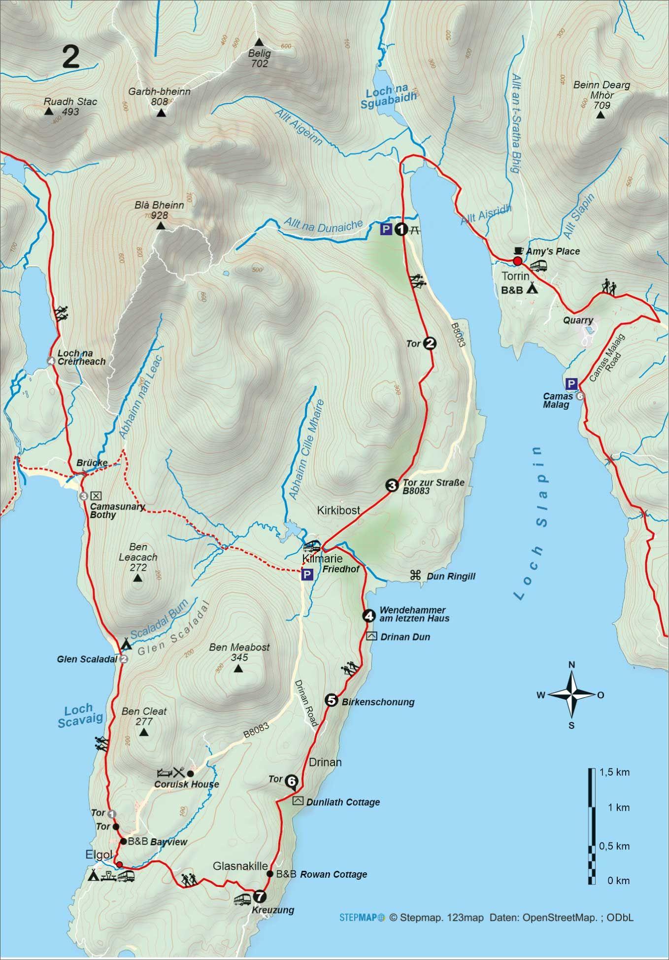 Beispielinhalt (Bild) Schottland: Skye Trail