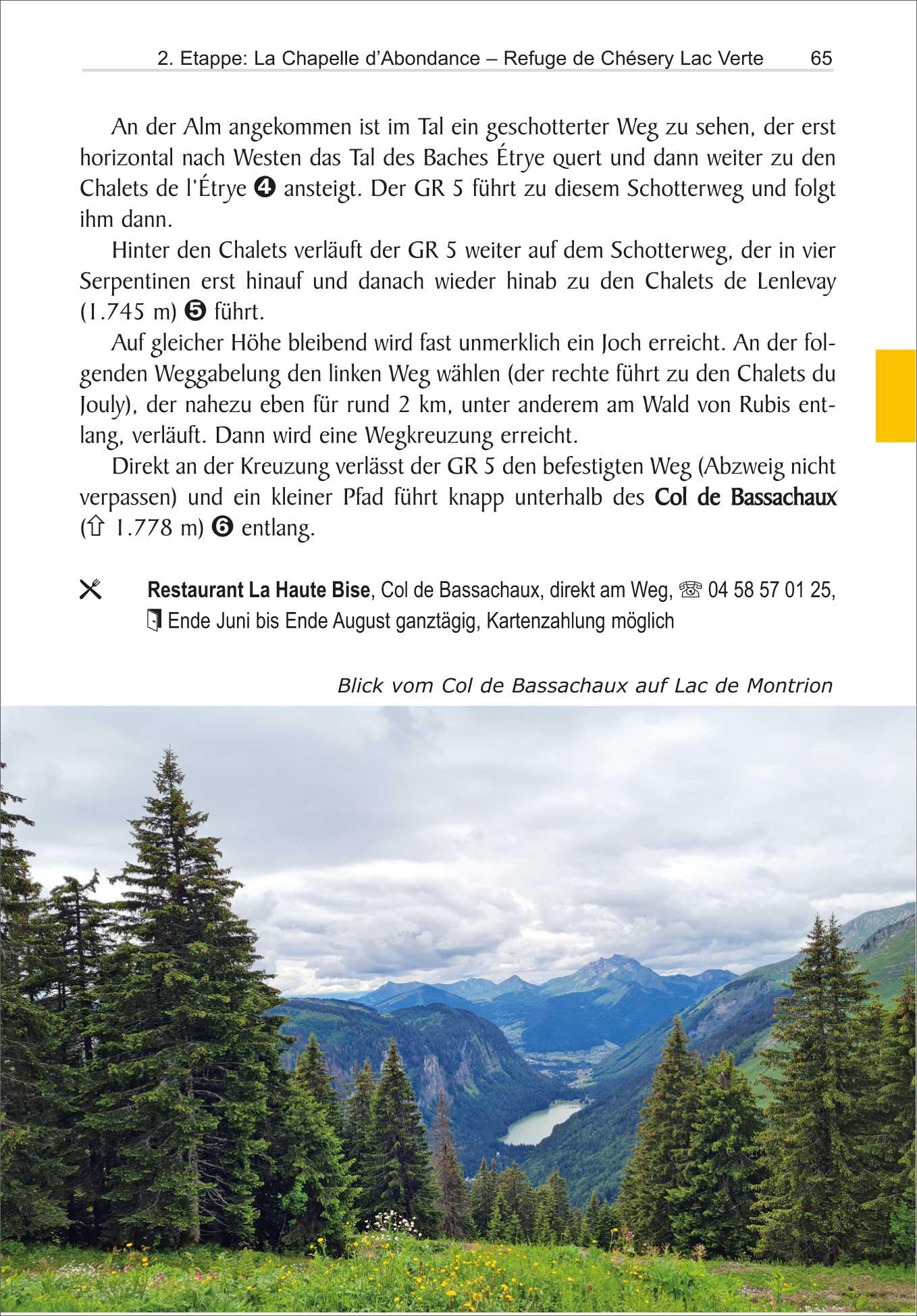 Beispielinhalt (Bild) Frankreich: GR 5 Genfersee - Nizza
