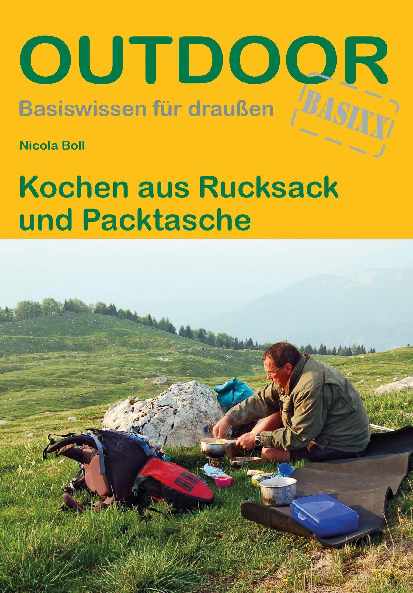 Vorderes Coverbild Kochen aus Rucksack und Packtasche