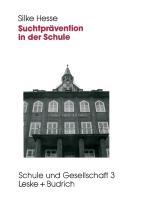 Vorderes Coverbild Suchtprävention in der Schule