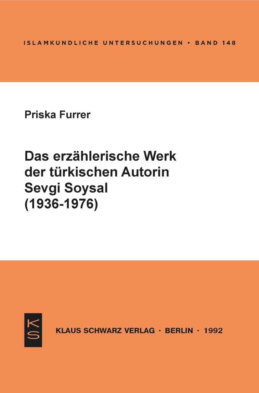 Vorderes Coverbild Das erzählerische Werk der türkischen Autorin Sevgi Soysal (1936-1976)