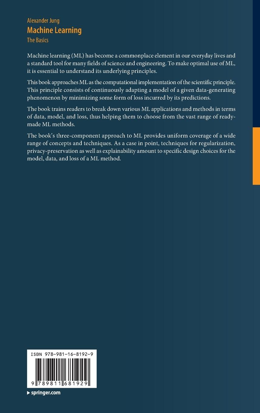 Rückseitencover Machine Learning