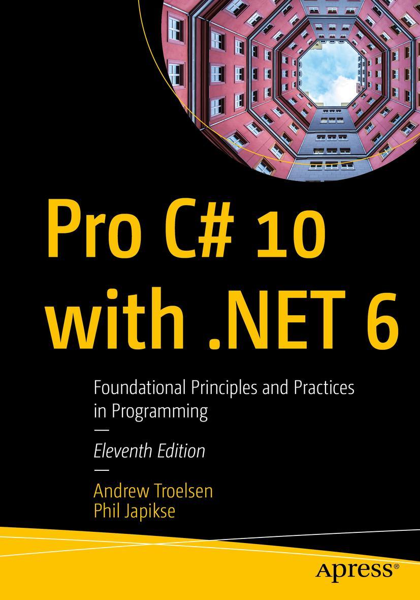 Vorderes Coverbild Pro C# 10 with .NET 6
