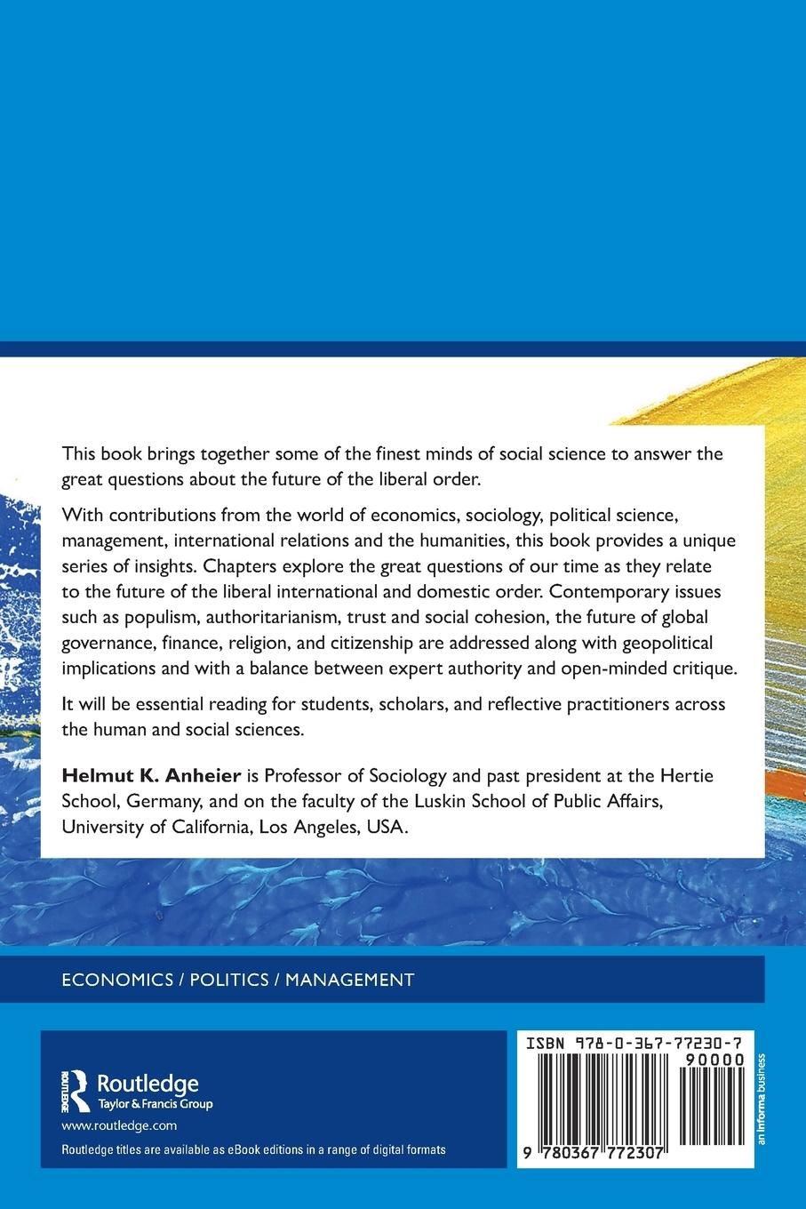 Rückseitencover The Future of the Liberal Order