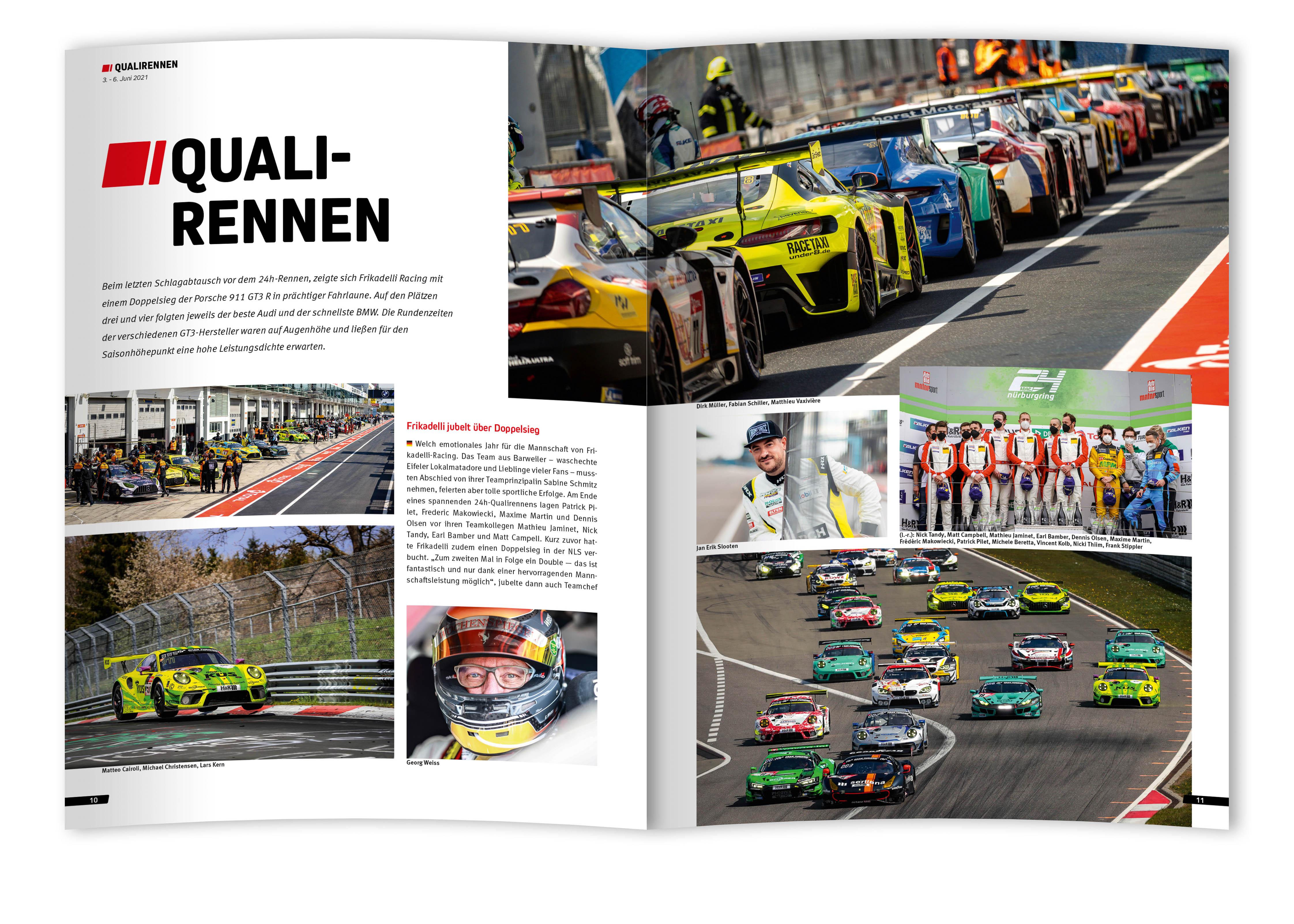 Beispielinhalt (Bild) 24 Stunden Nürburgring Nordschleife 2021