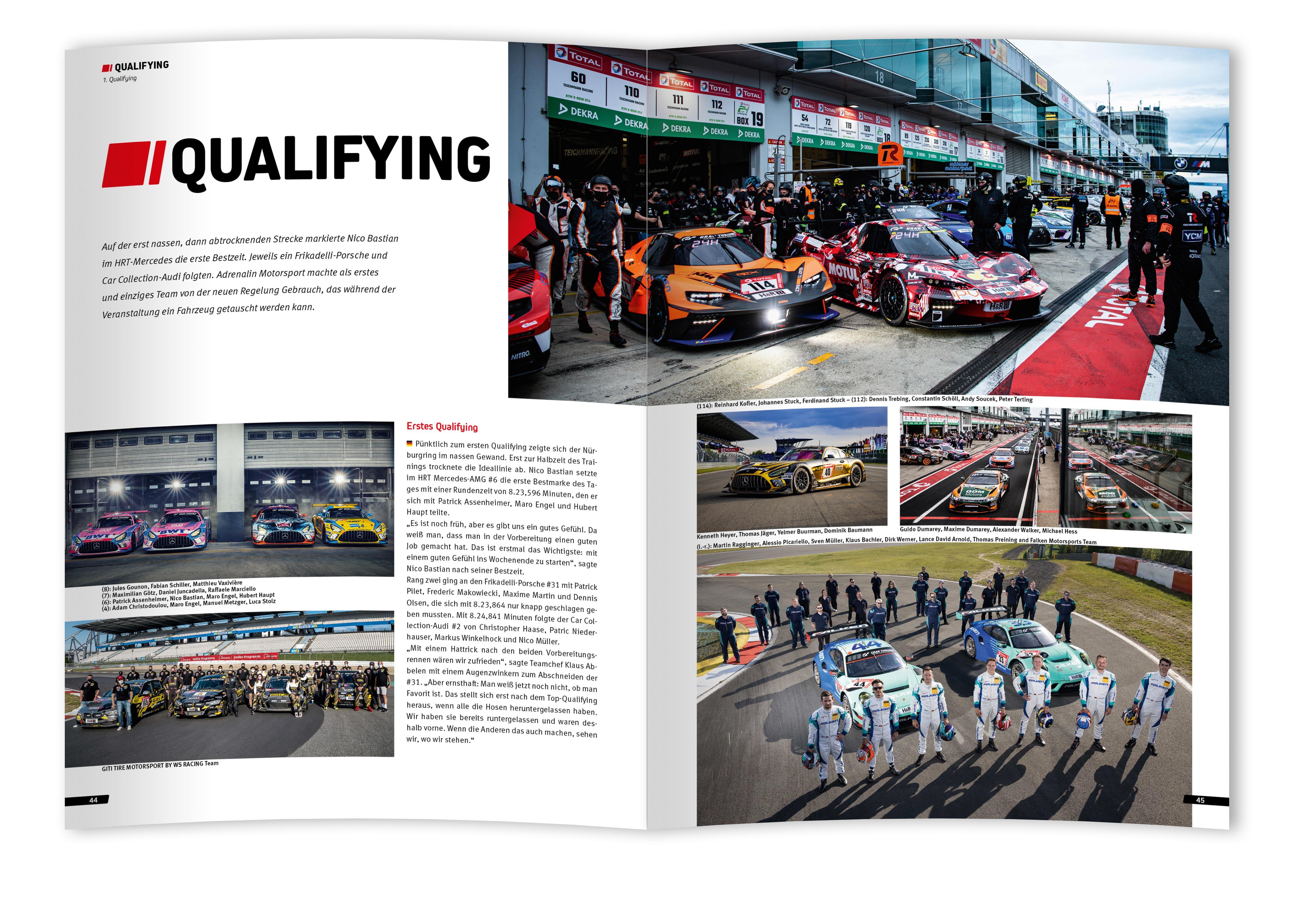 Beispielinhalt (Bild) 24 Stunden Nürburgring Nordschleife 2021