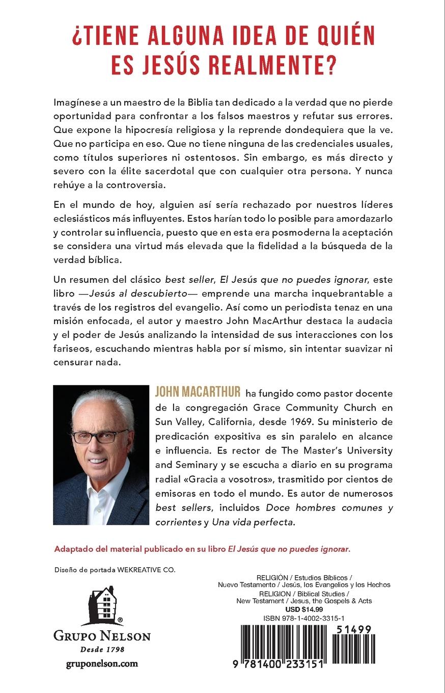 Rückseitencover El Jes¿¿s al descubierto