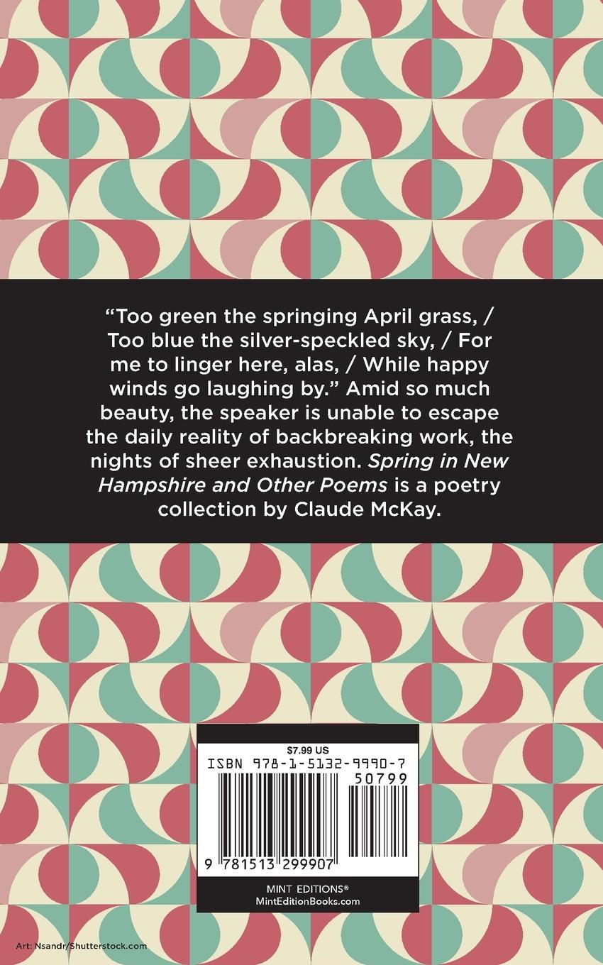 Rückseitencover Spring in New Hampshire and Other Poems