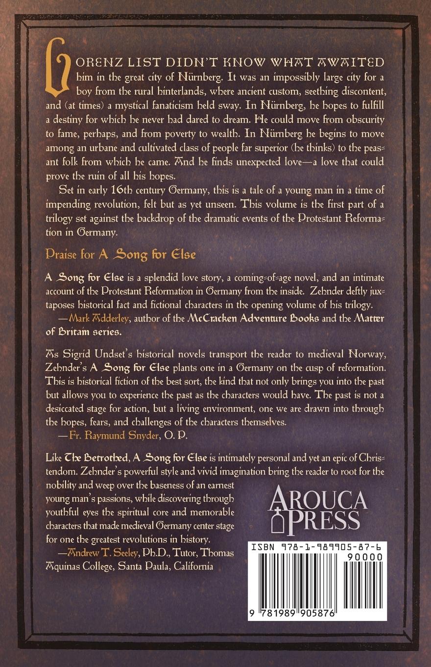 Rückseitencover A Song for Else