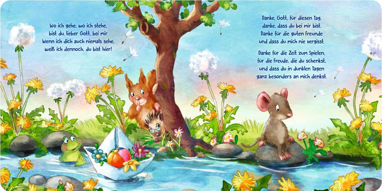 Beispielinhalt (Bild) Gott hat alle lieb - Meine schönsten Kindergebete