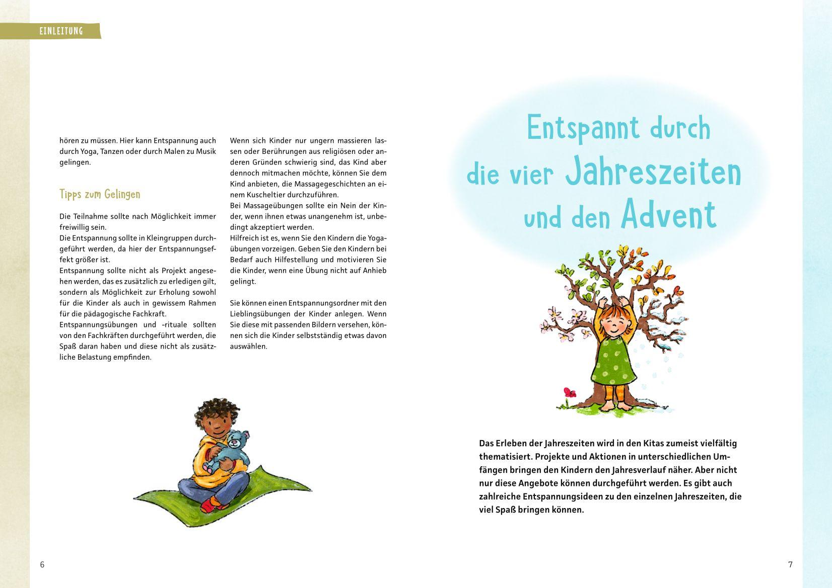 Beispielinhalt (Bild) Entspannungsgeschichten und Ruheübungen für Kita-Kinder