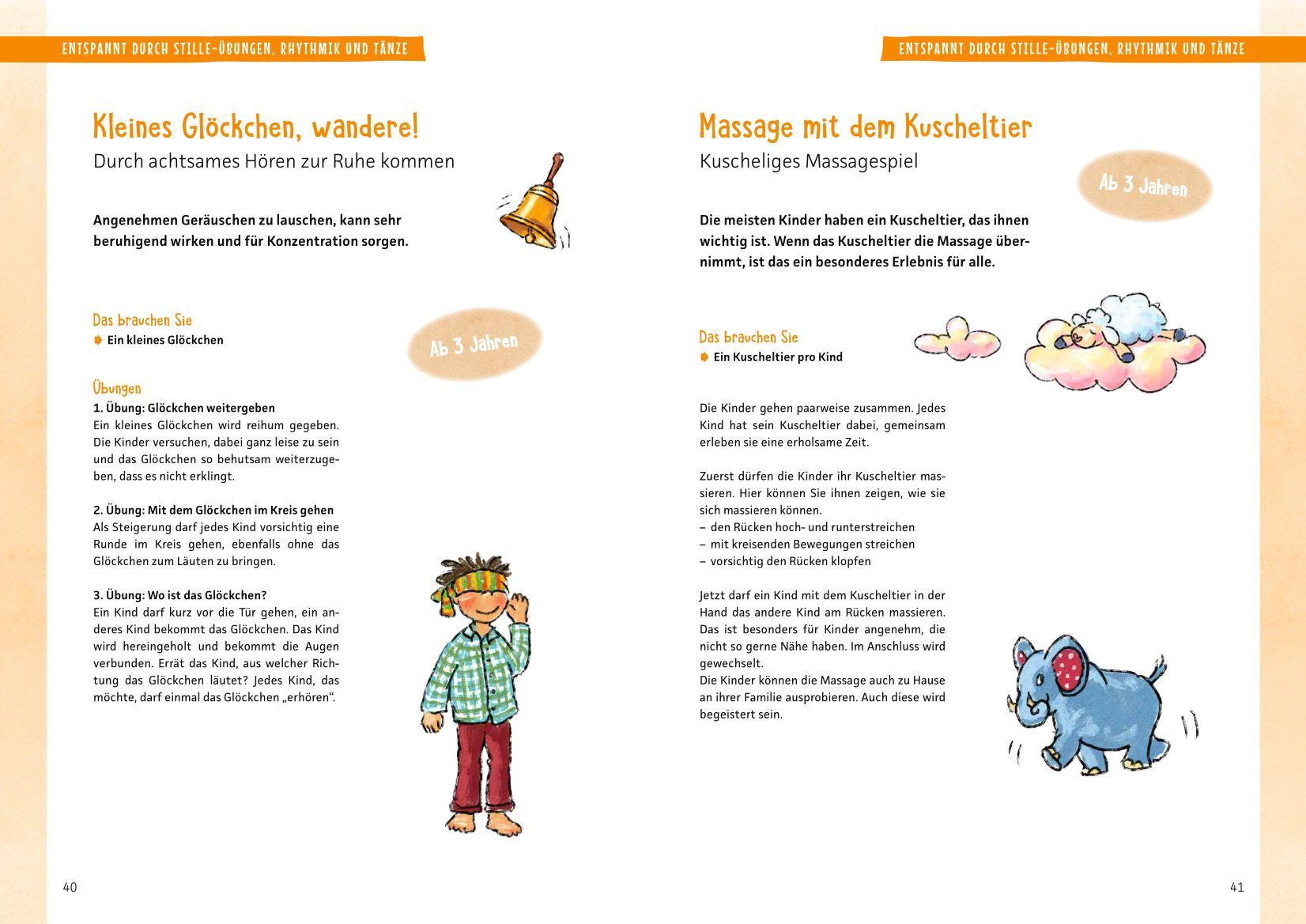 Beispielinhalt (Bild) Entspannungsgeschichten und Ruheübungen für Kita-Kinder