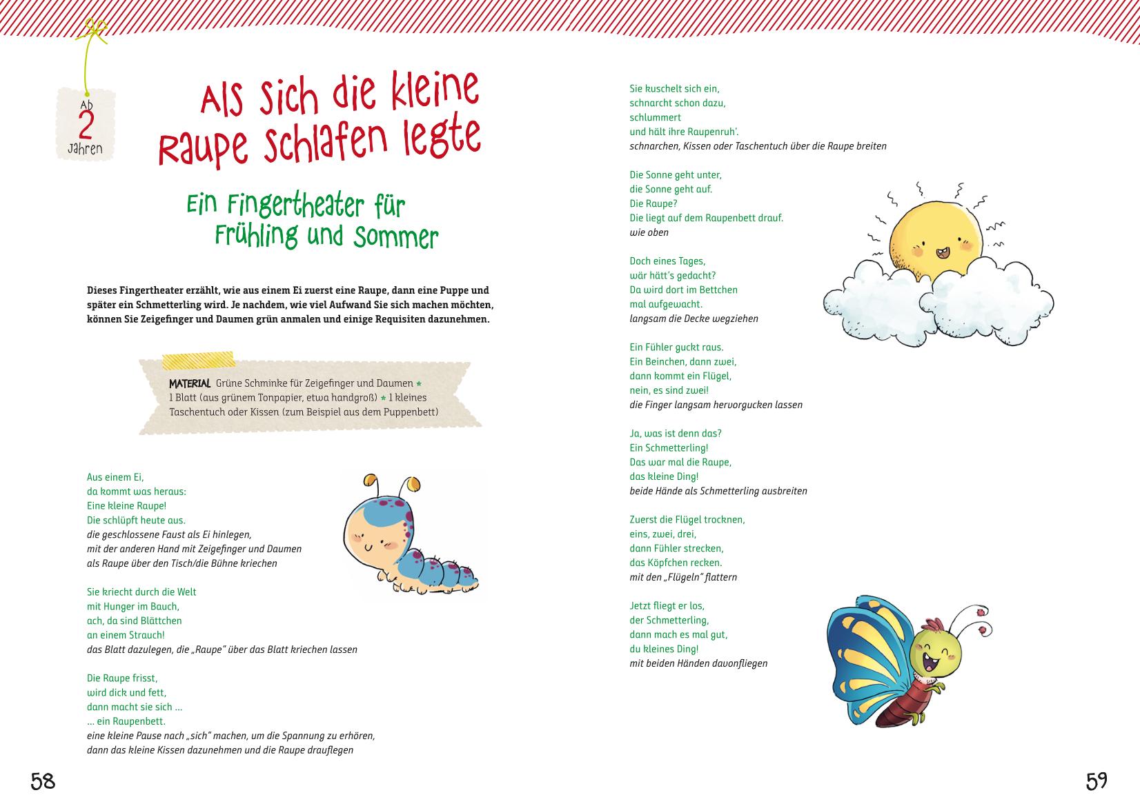 Beispielinhalt (Bild) Neue Fingerspiele für Krippenkinder